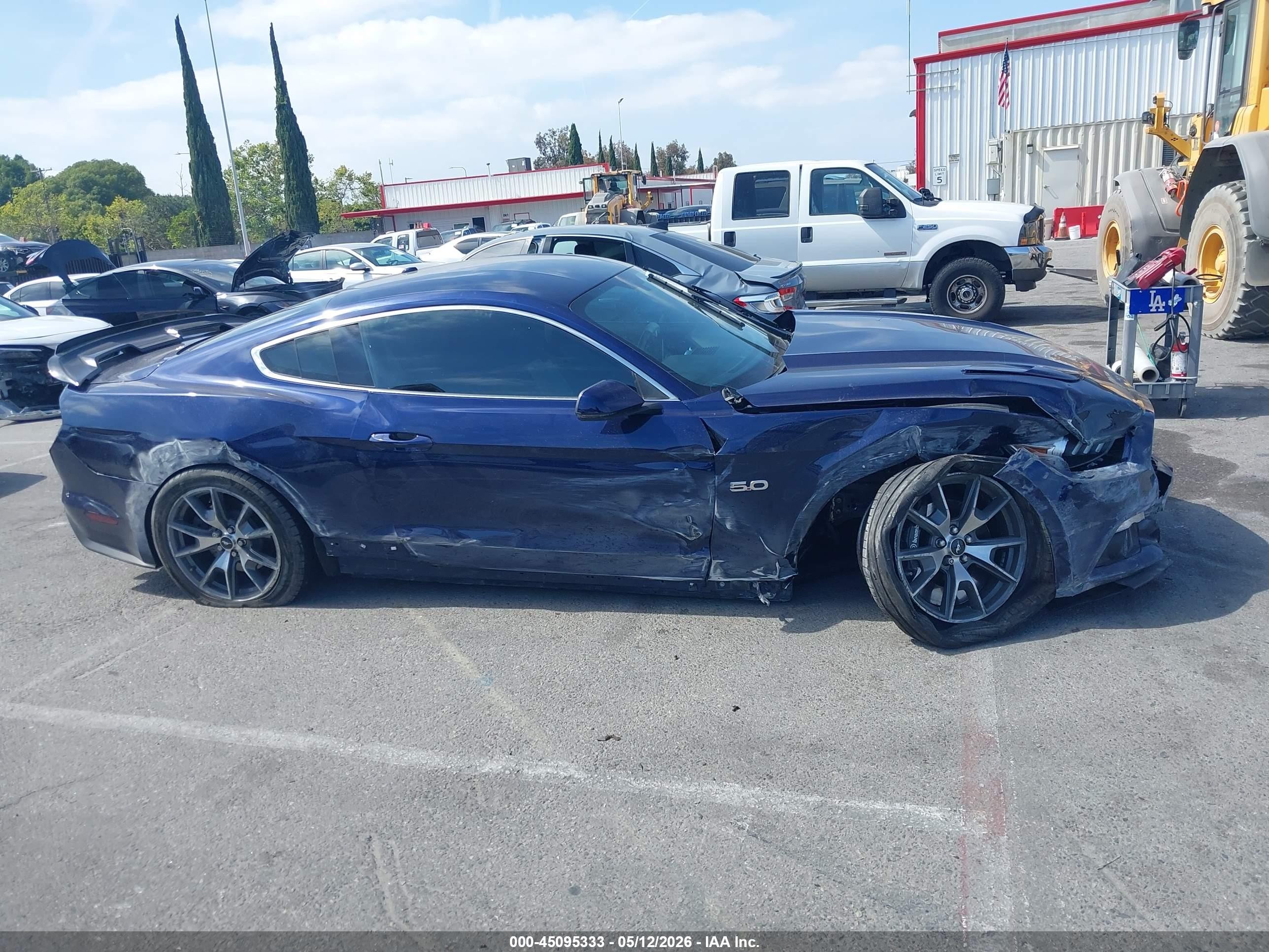 2015 Ford Mustang Gt 50 Years Limited Edition Blue vin: 1FA6P8RF8F5500825