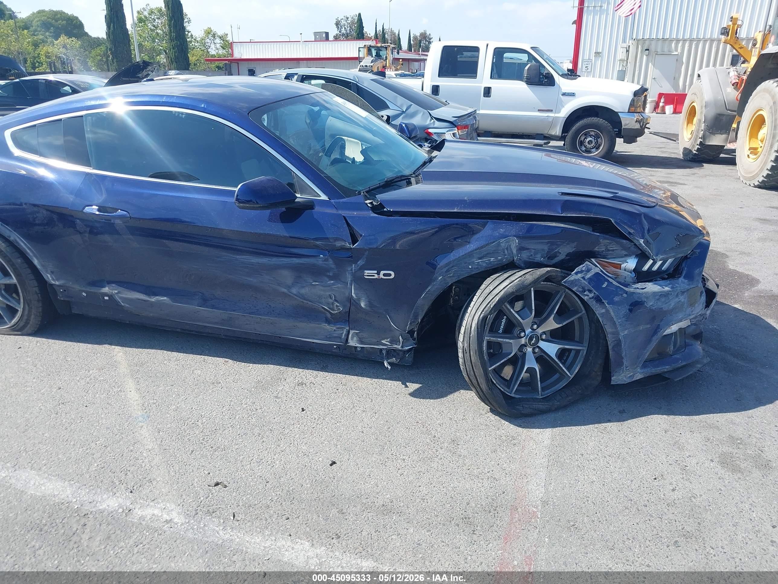 2015 Ford Mustang Gt 50 Years Limited Edition Blue vin: 1FA6P8RF8F5500825