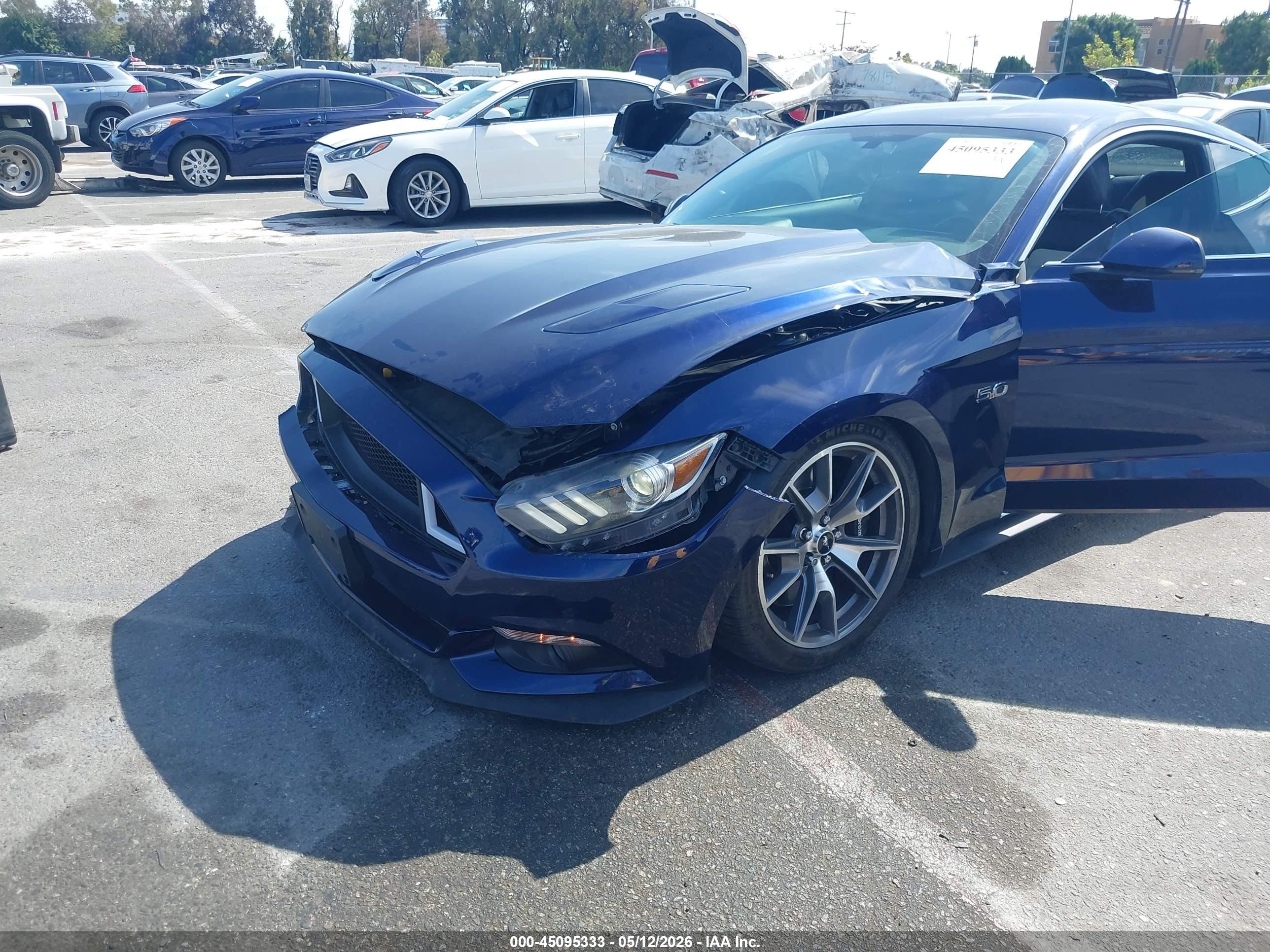 2015 Ford Mustang Gt 50 Years Limited Edition Blue vin: 1FA6P8RF8F5500825