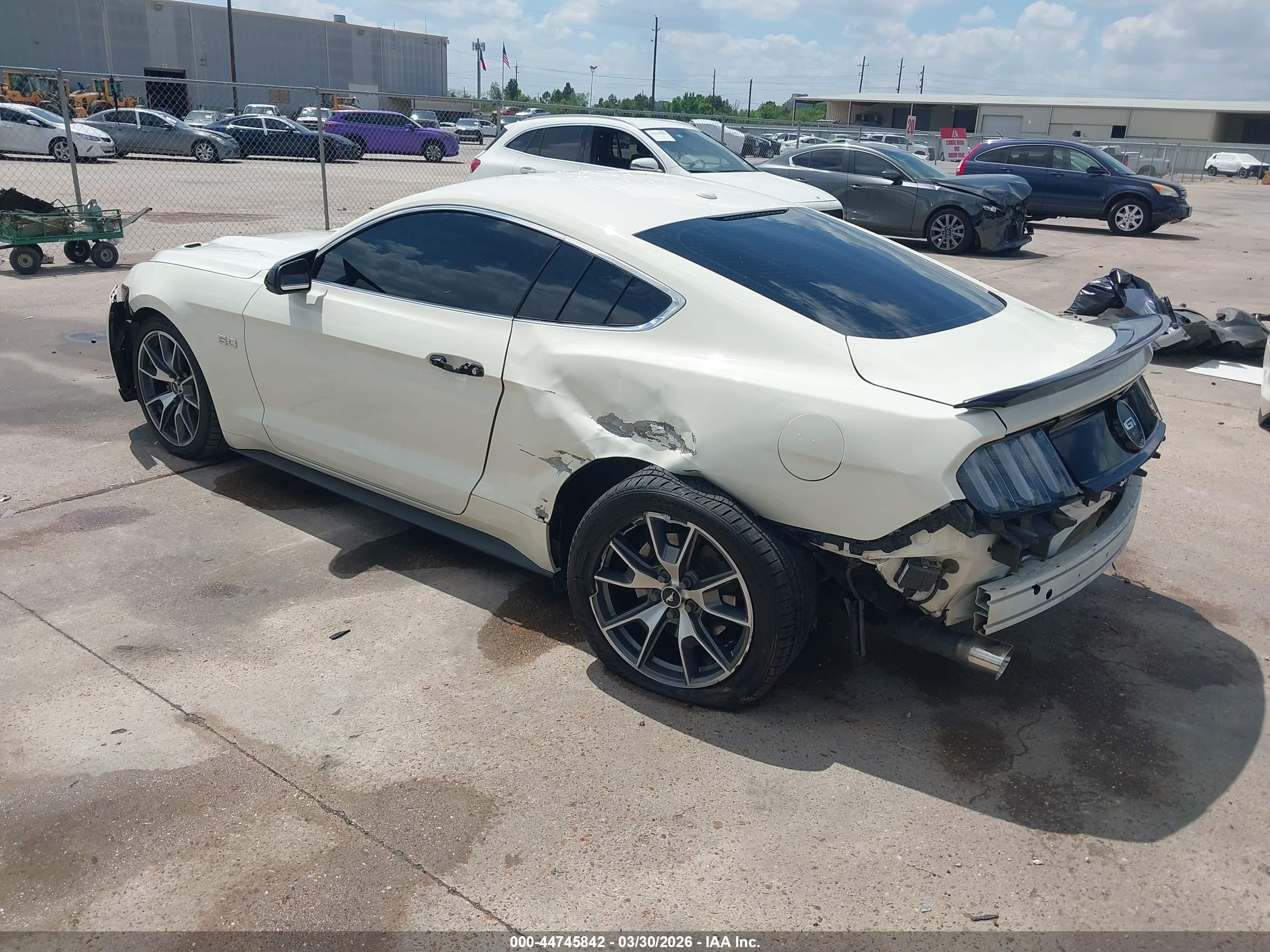 2015 Ford Mustang Gt 50 Years Limited Edition White vin: 1FA6P8RF9F5500641