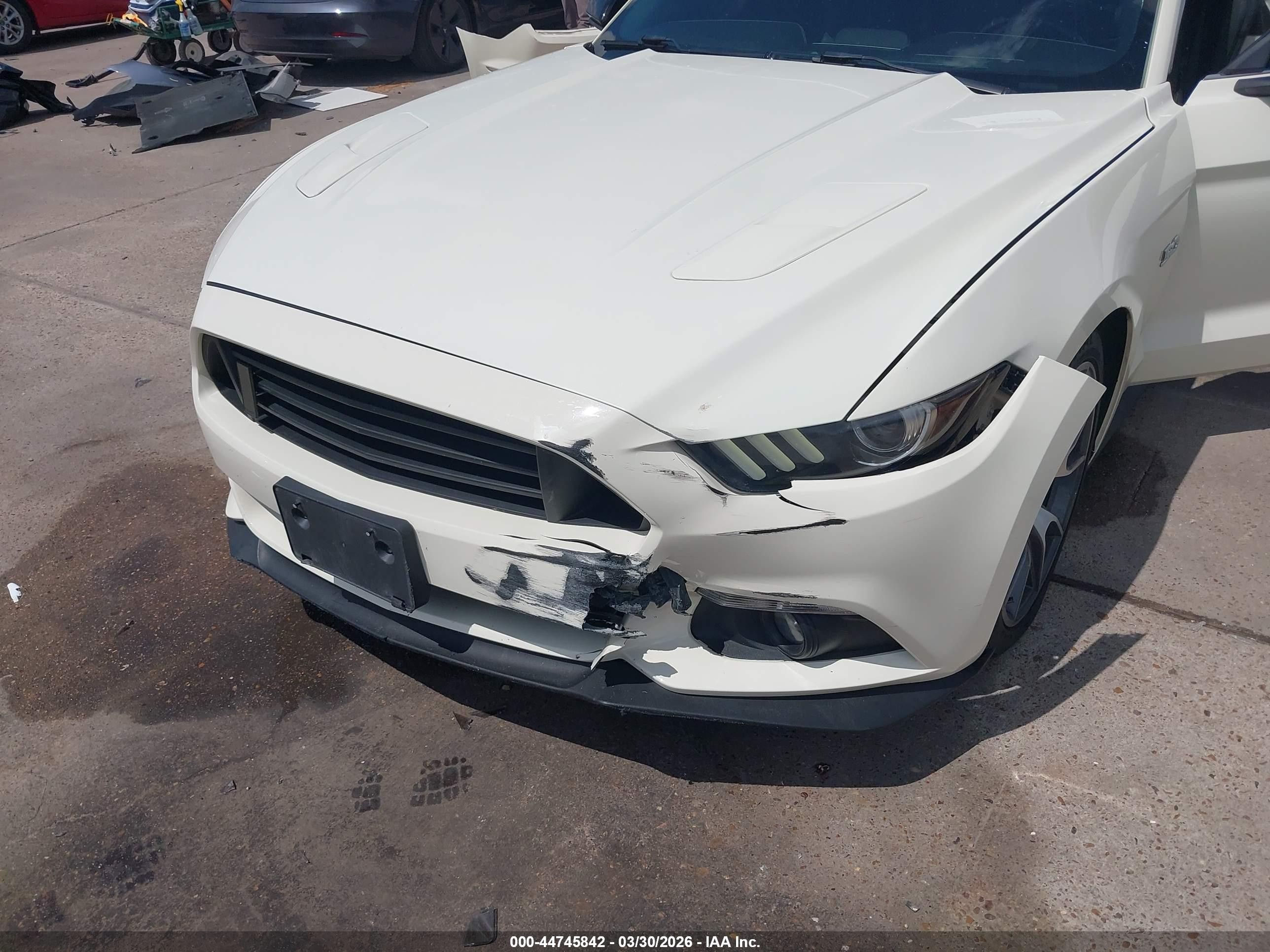 2015 Ford Mustang Gt 50 Years Limited Edition White vin: 1FA6P8RF9F5500641