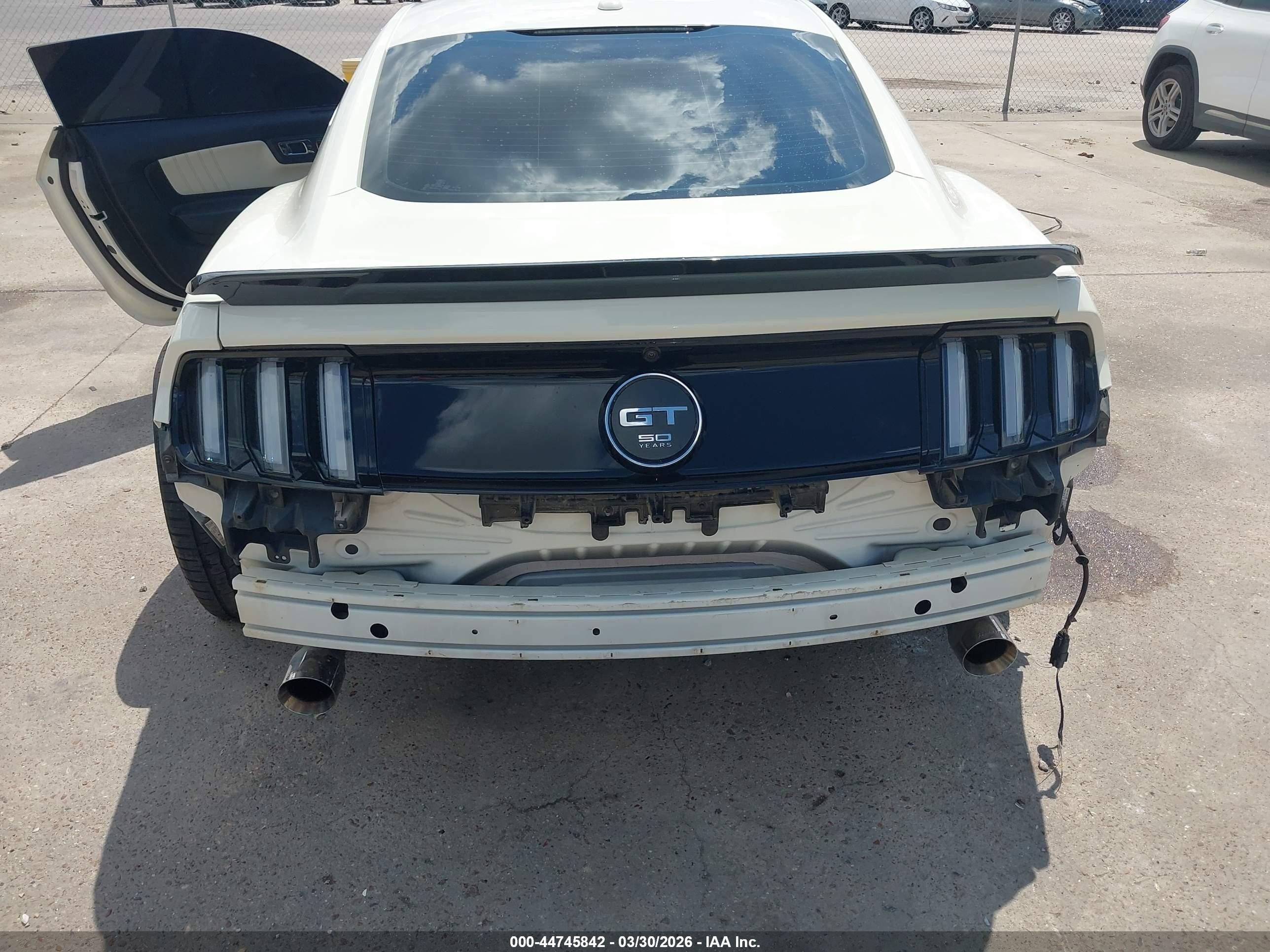 2015 Ford Mustang Gt 50 Years Limited Edition White vin: 1FA6P8RF9F5500641