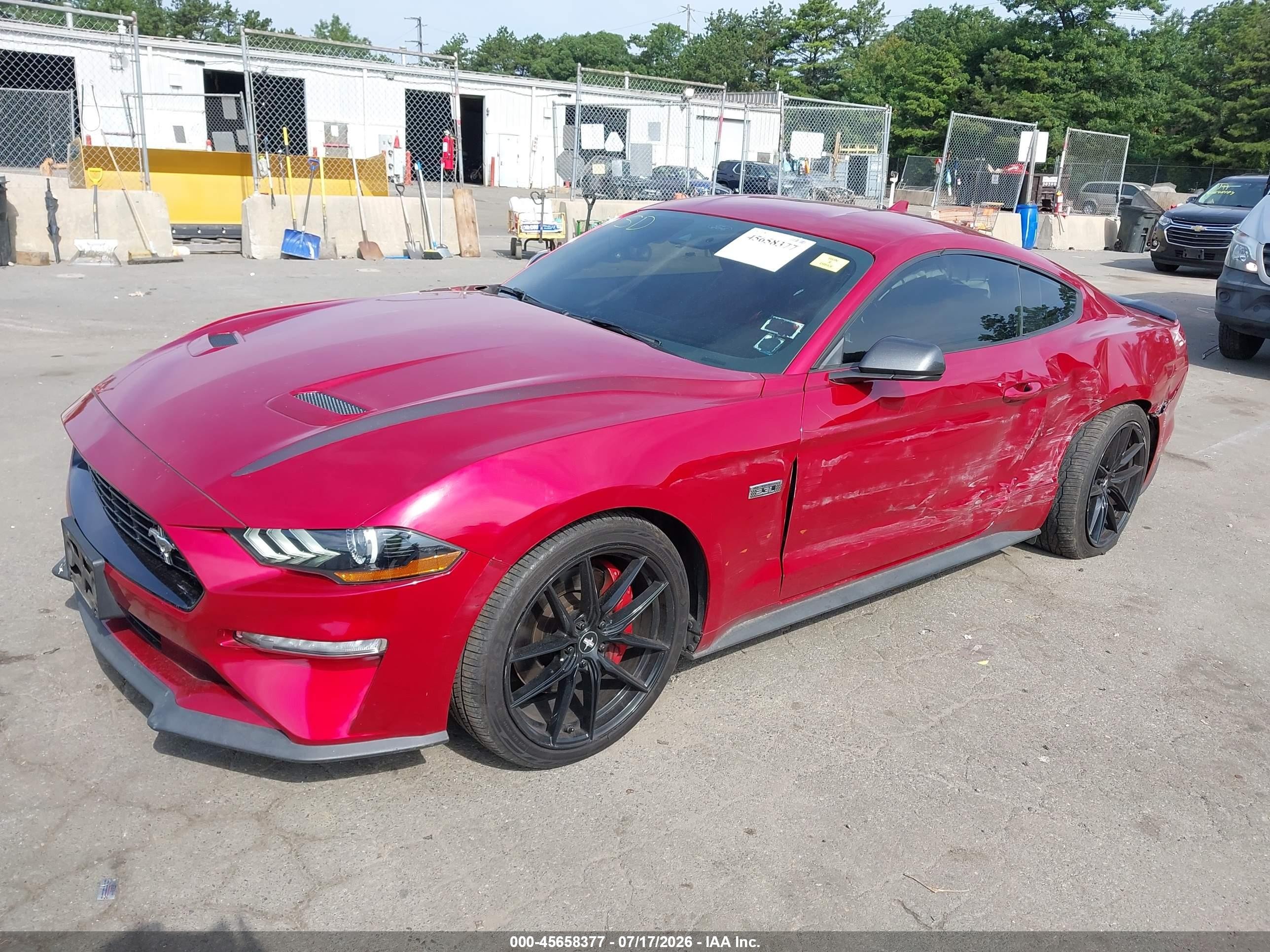 2020 Ford Mustang Ecoboost Fastback Red vin: 1FA6P8TD2L5189234