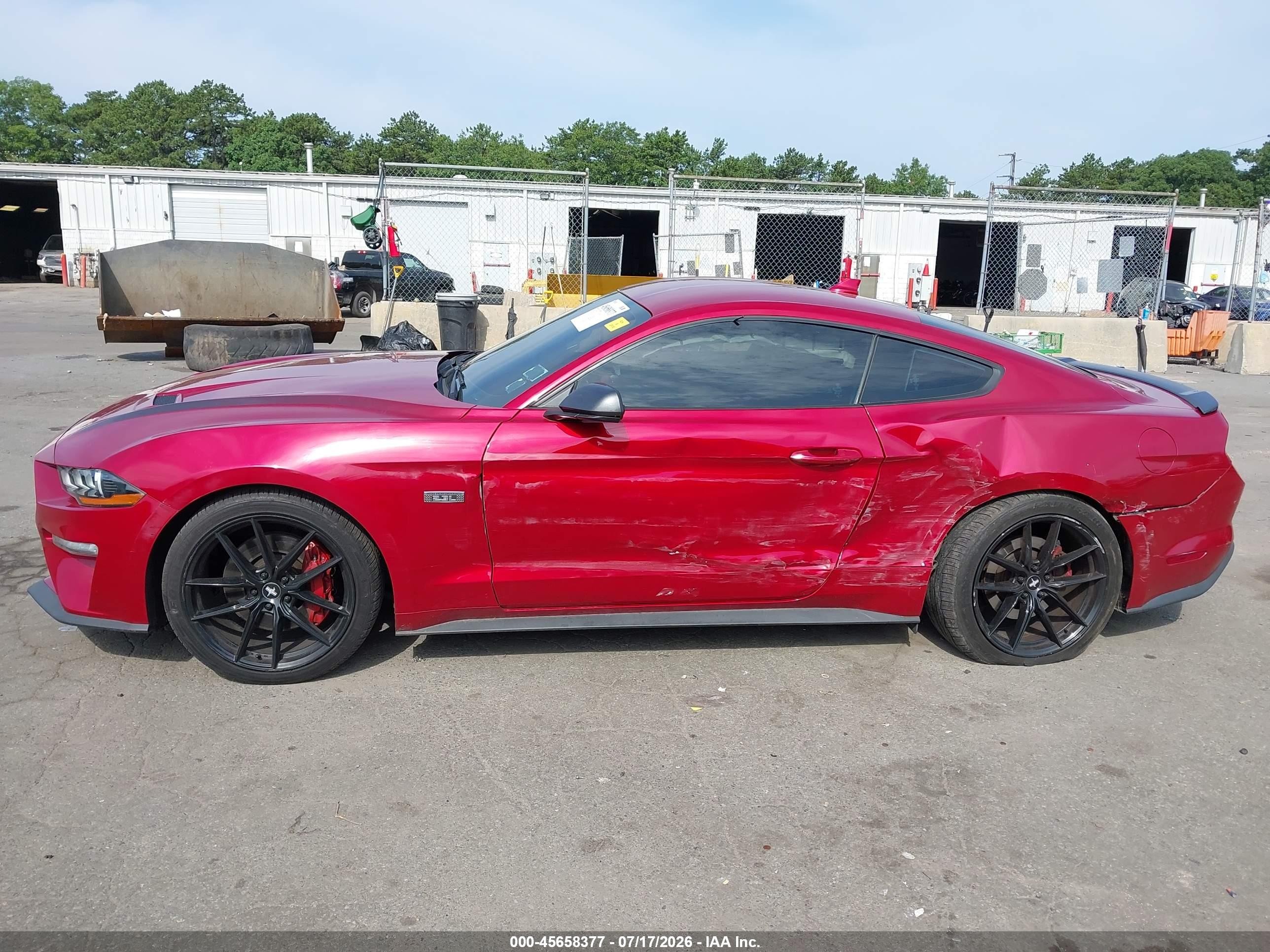 2020 Ford Mustang Ecoboost Fastback Red vin: 1FA6P8TD2L5189234