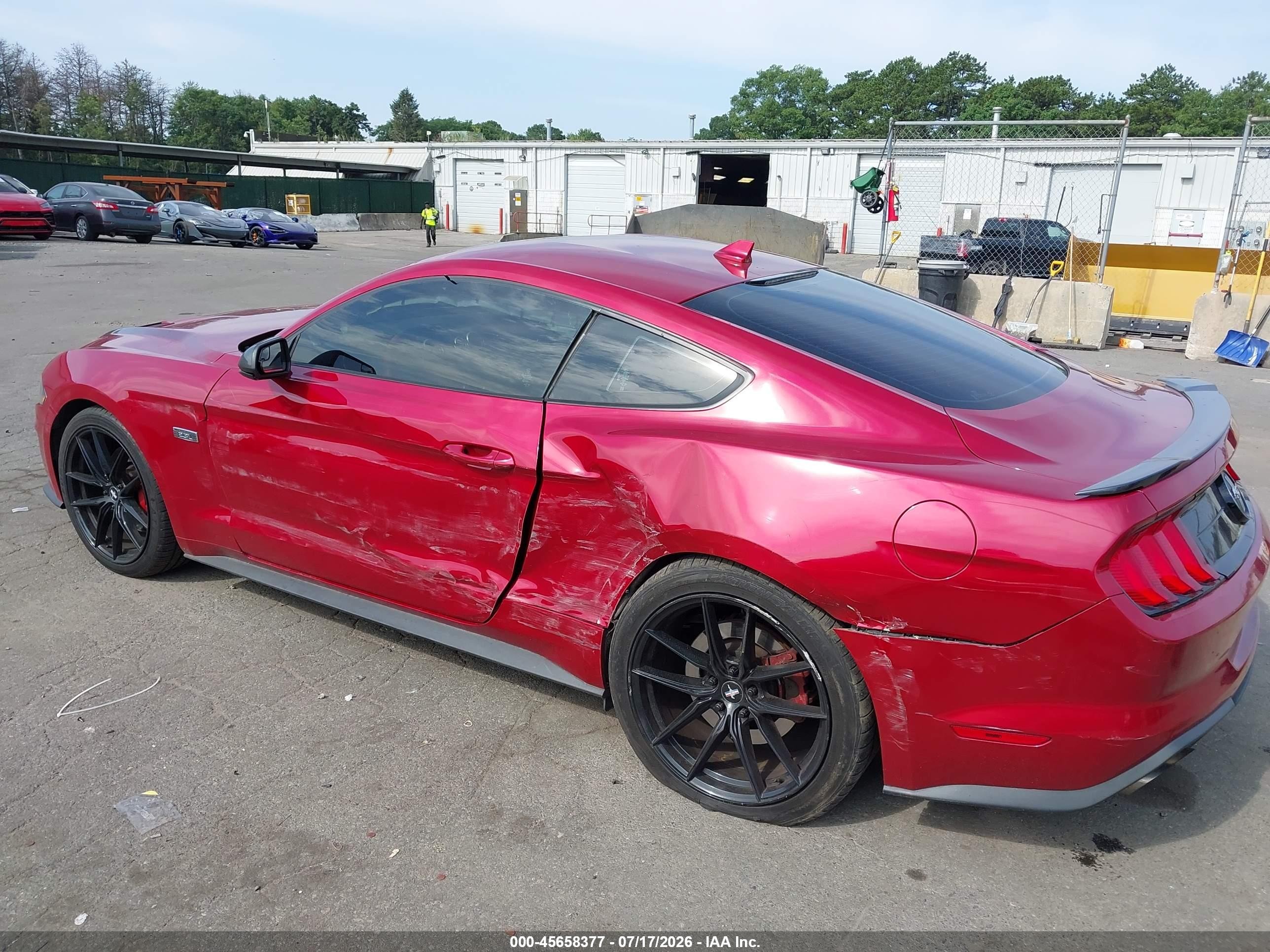 2020 Ford Mustang Ecoboost Fastback Red vin: 1FA6P8TD2L5189234
