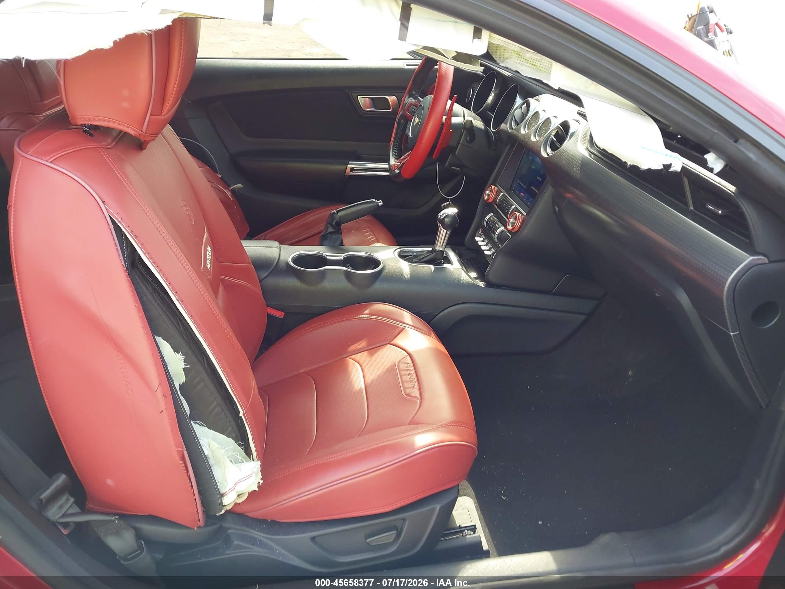2020 Ford Mustang Ecoboost Fastback Red vin: 1FA6P8TD2L5189234