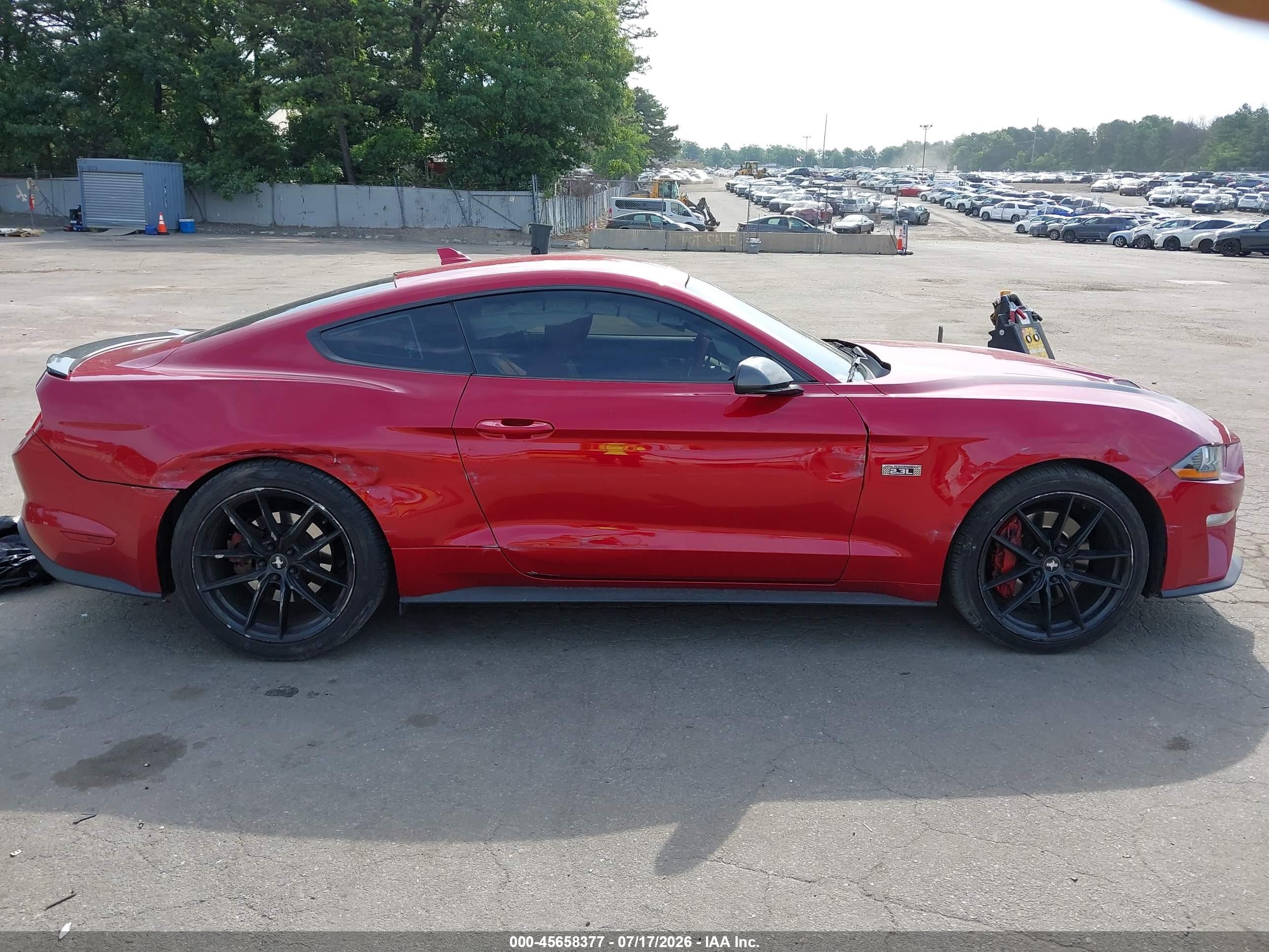 2020 Ford Mustang Ecoboost Fastback Red vin: 1FA6P8TD2L5189234