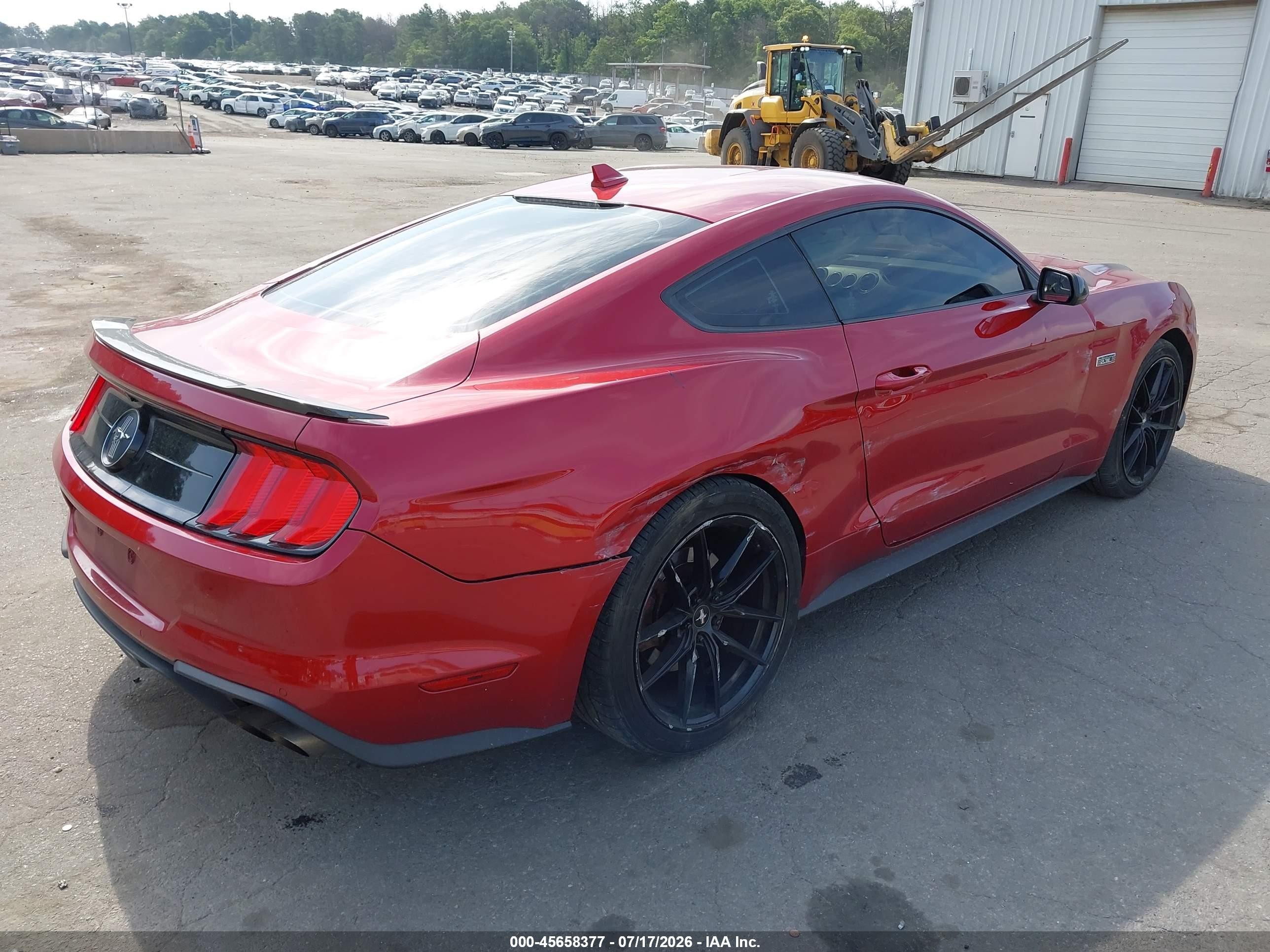 2020 Ford Mustang Ecoboost Fastback Red vin: 1FA6P8TD2L5189234