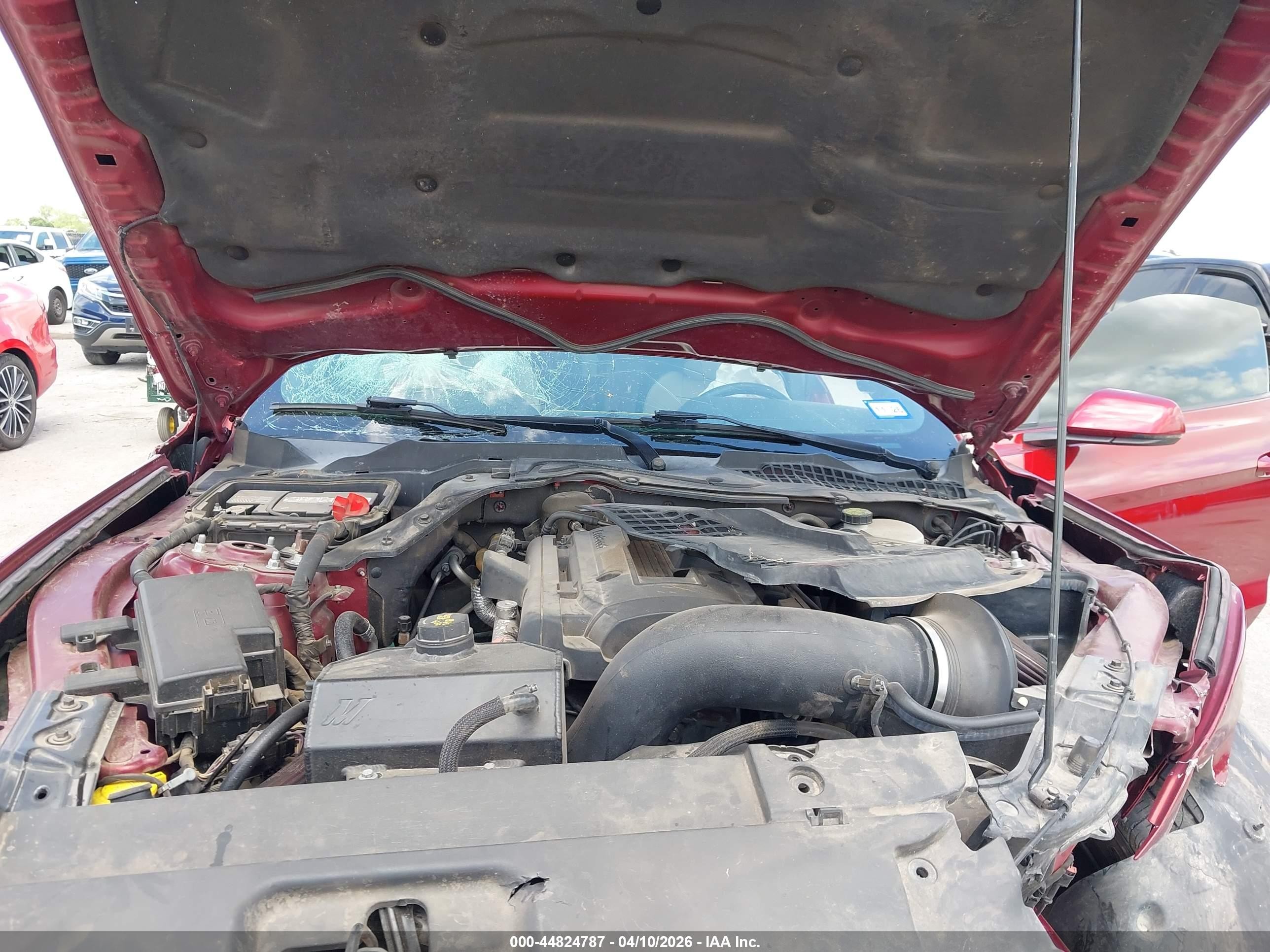 2015 Ford Mustang Ecoboost Red vin: 1FA6P8TH0F5320524