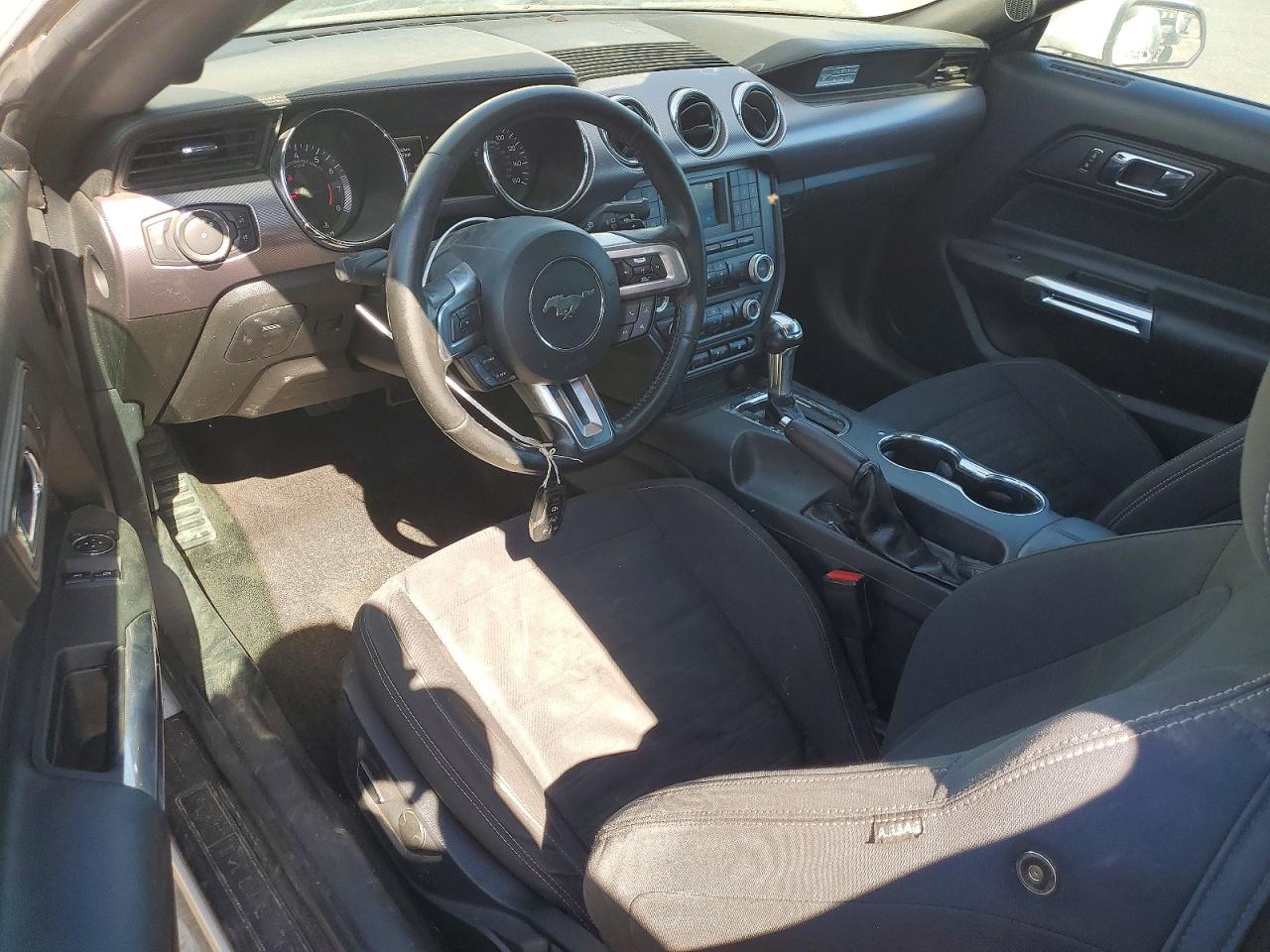 2015 Ford Mustang White vin: 1FA6P8TH0F5350848