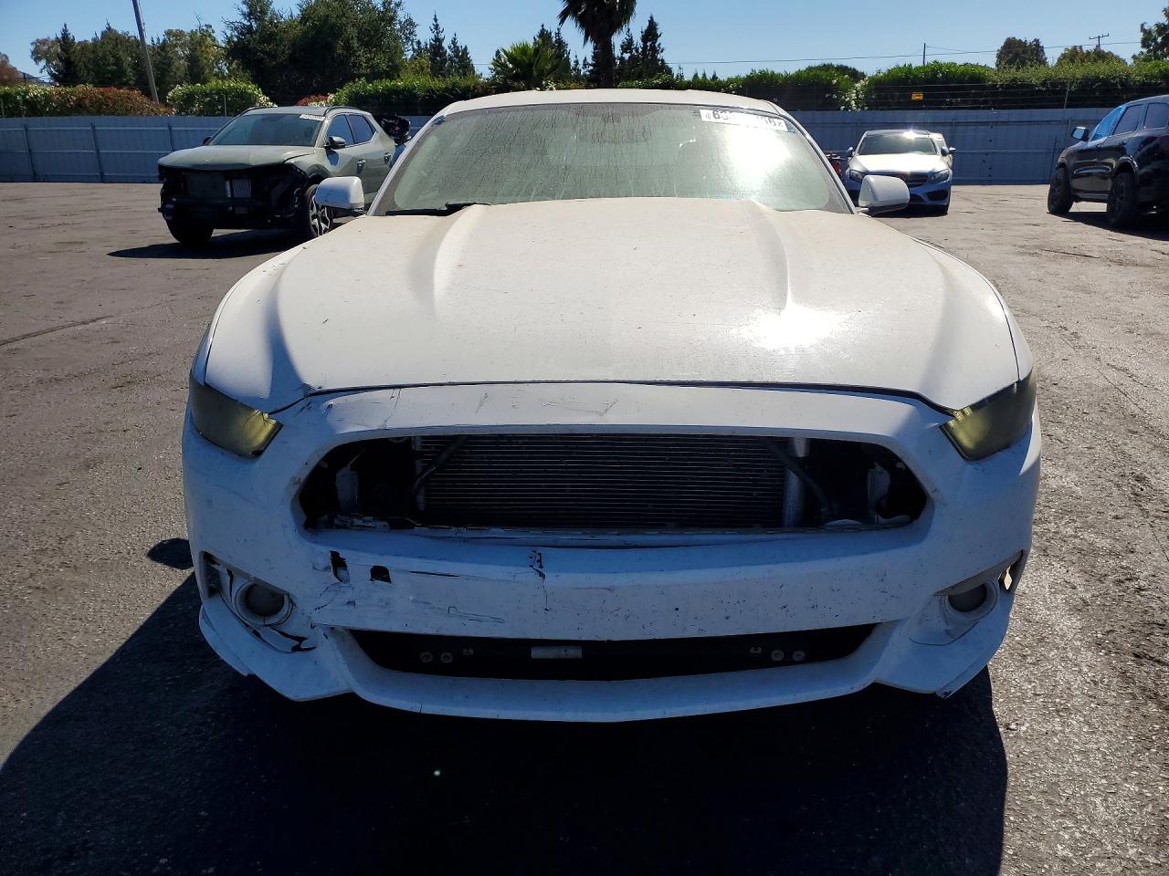 2015 Ford Mustang White vin: 1FA6P8TH0F5350848