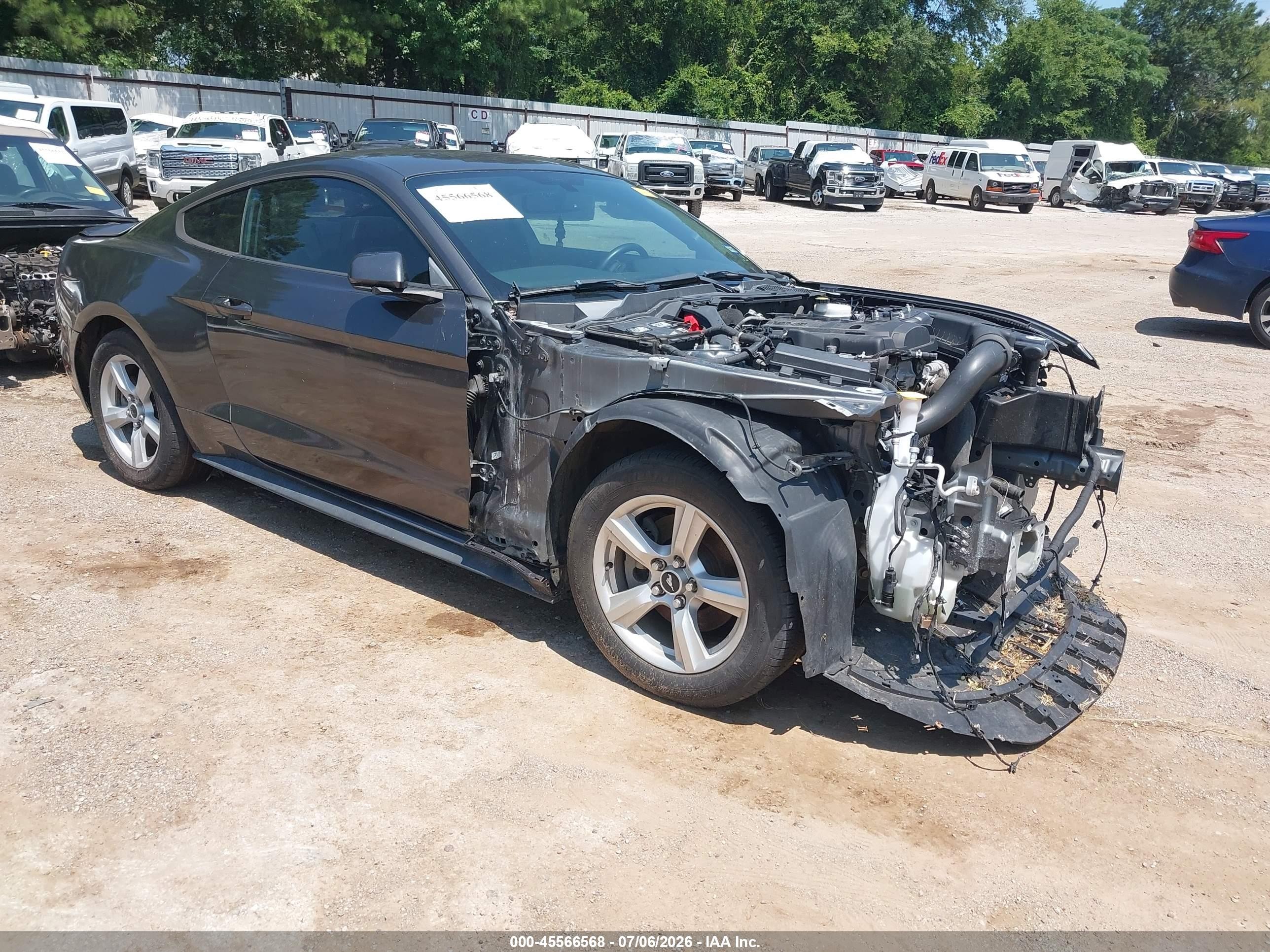 2015 Ford Mustang Ecoboost Black vin: 1FA6P8TH0F5385714