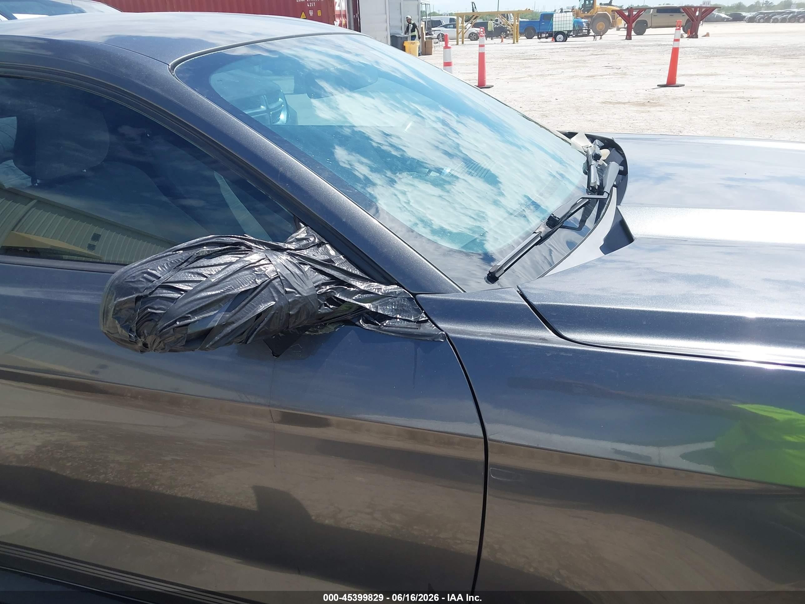 2015 Ford Mustang Ecoboost Gray vin: 1FA6P8TH0F5425385