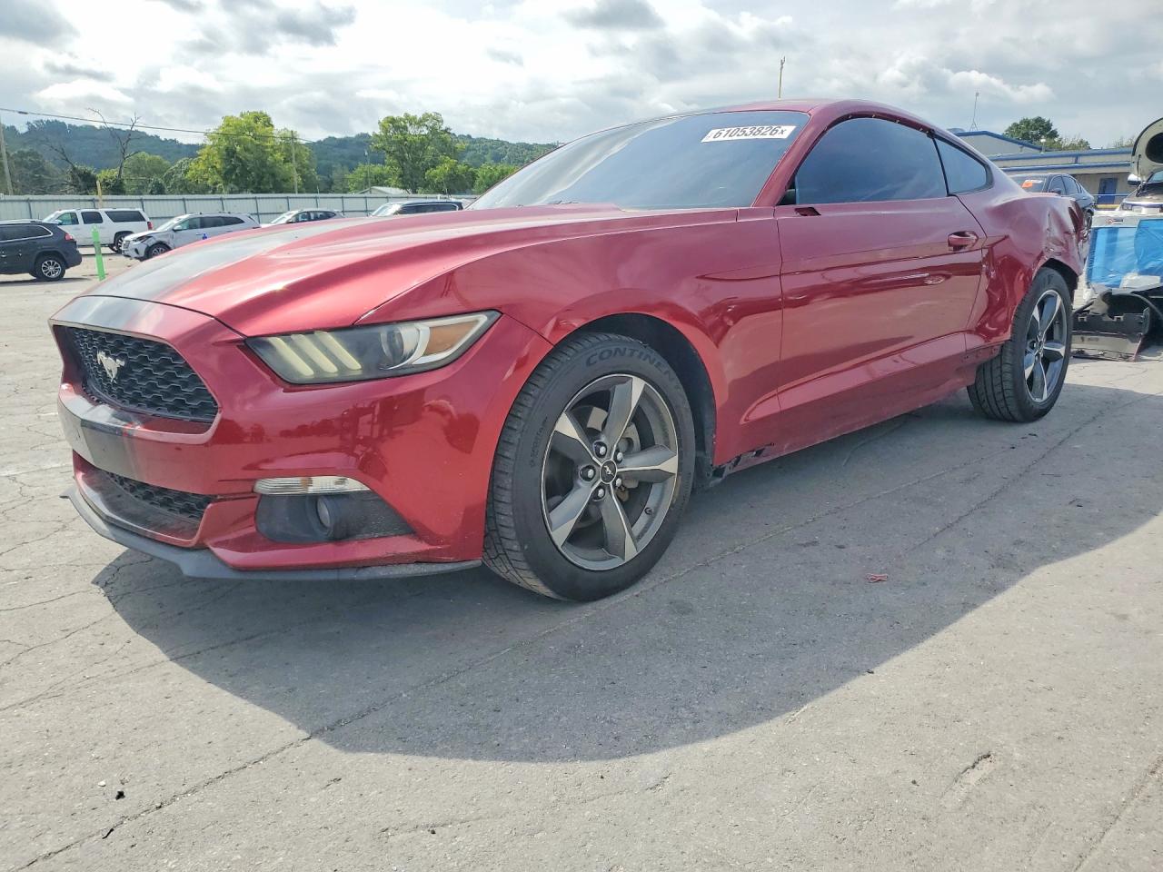 2015 Ford Mustang Burgundy vin: 1FA6P8TH0F5434376