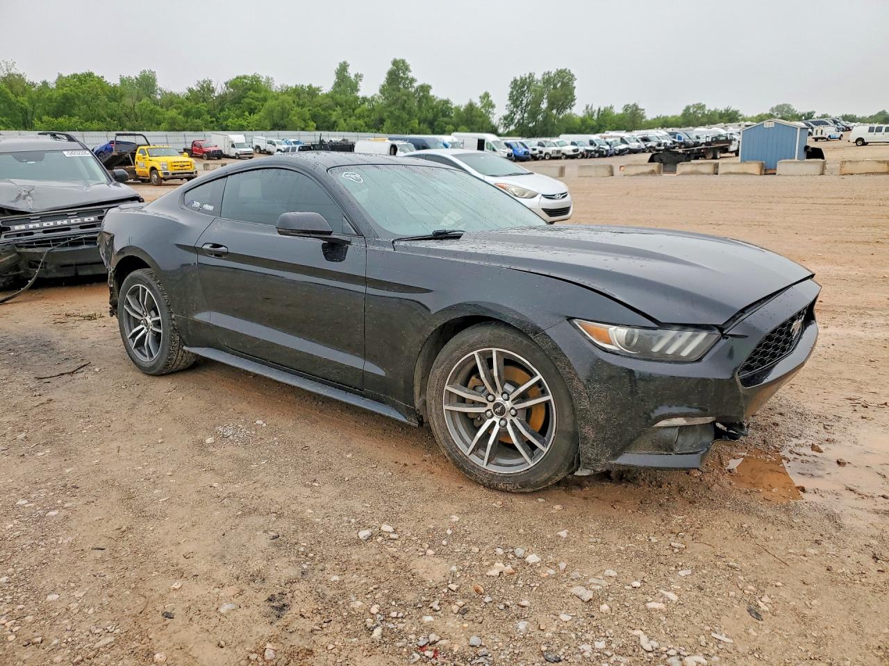 2017 Ford Mustang Black vin: 1FA6P8TH0H5272087