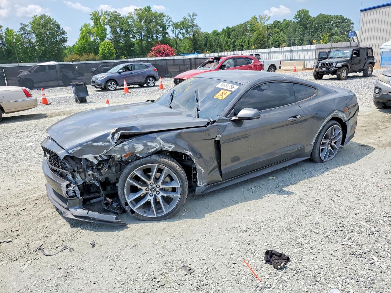 2017 Ford Mustang Gray vin: 1FA6P8TH0H5304679