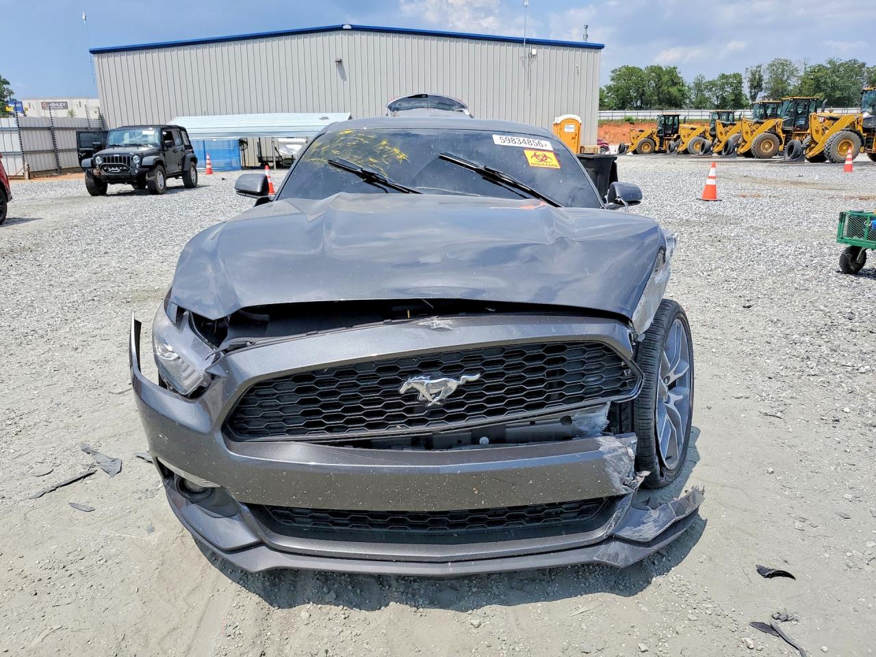 2017 Ford Mustang Gray vin: 1FA6P8TH0H5304679
