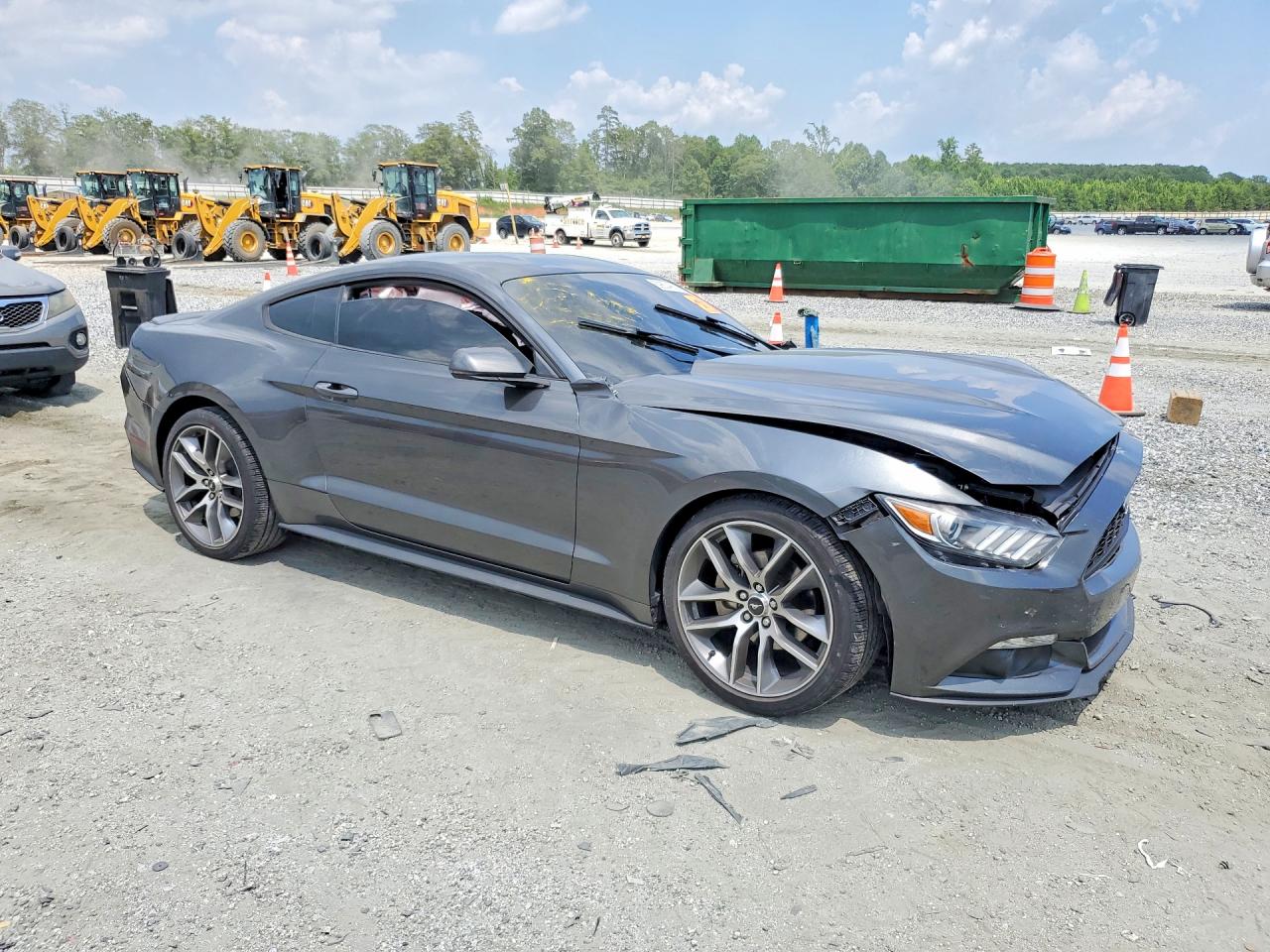 2017 Ford Mustang Gray vin: 1FA6P8TH0H5304679