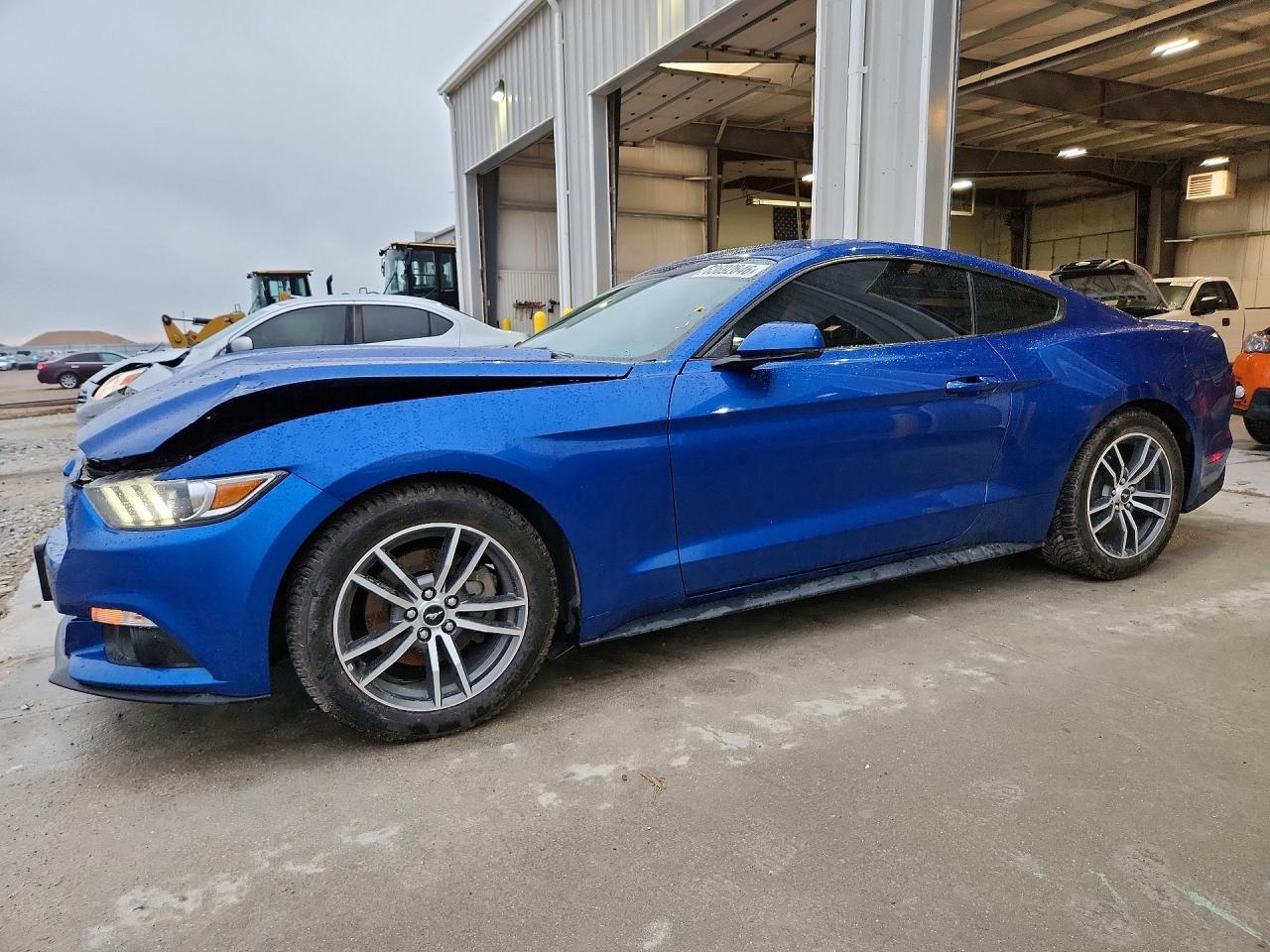 2017 Ford Mustang Blue vin: 1FA6P8TH0H5306416