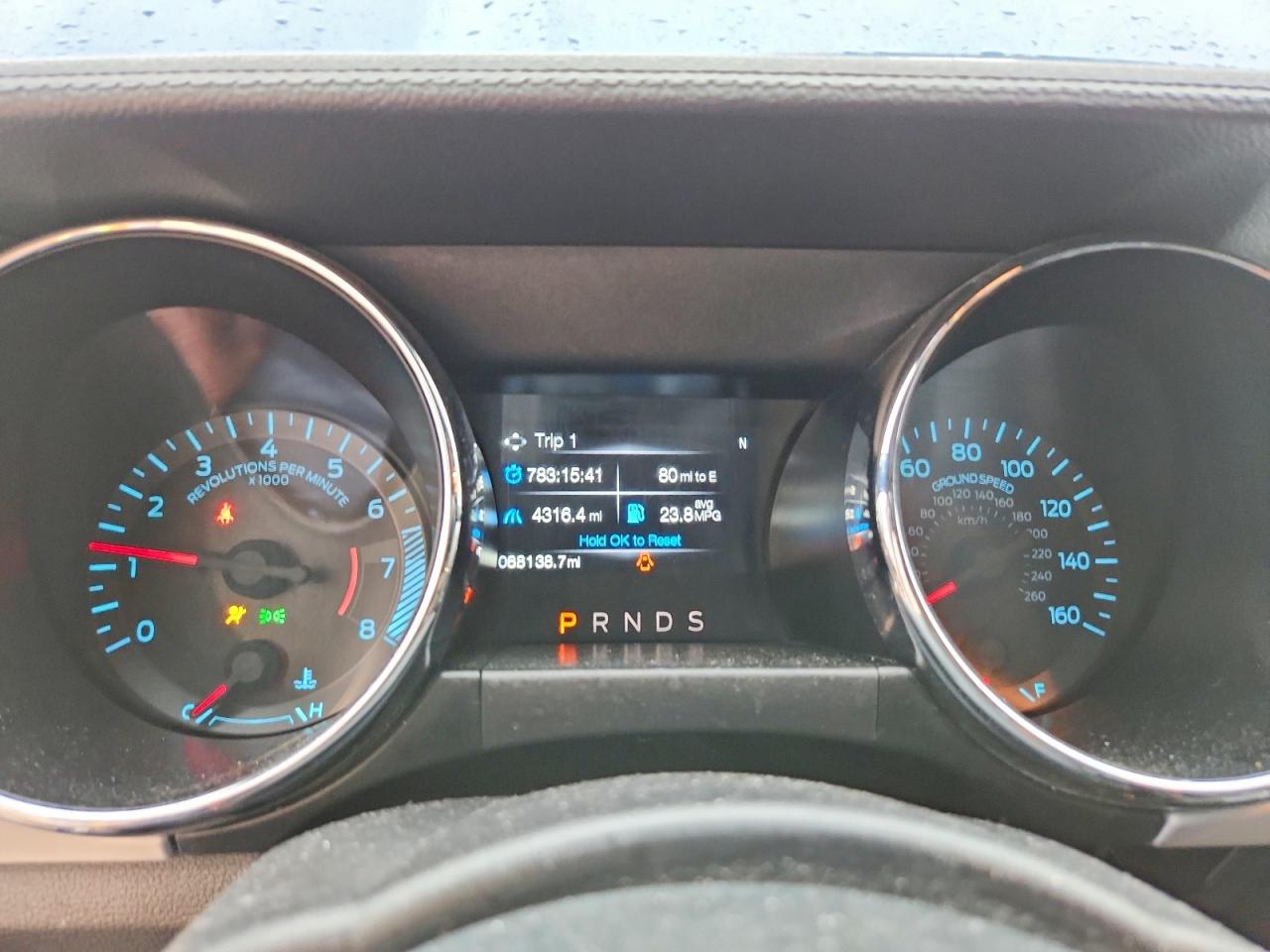 2017 Ford Mustang Синий vin: 1FA6P8TH0H5306416