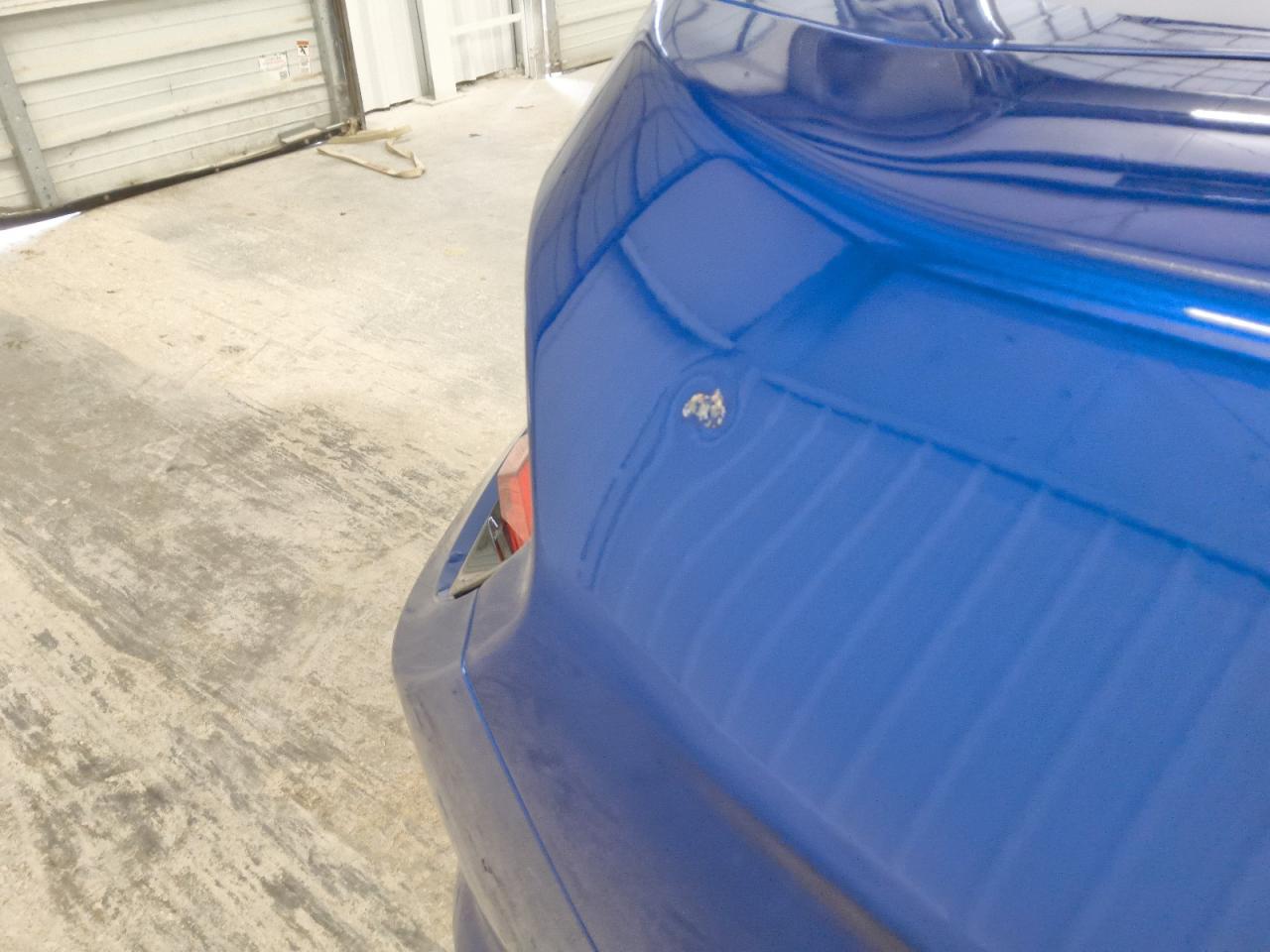 2018 Ford Mustang Синий vin: 1FA6P8TH0J5165661 Damage: Right Qtr Panel, Dent(S) W/ Paint Dmg, 1 To 2 Inches