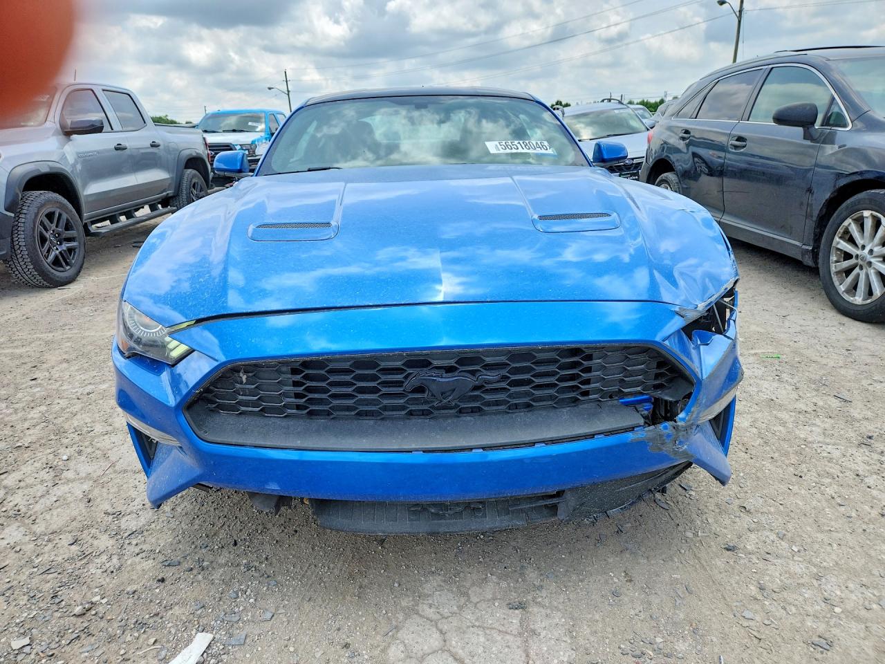 2019 Ford Mustang Blue vin: 1FA6P8TH0K5133830