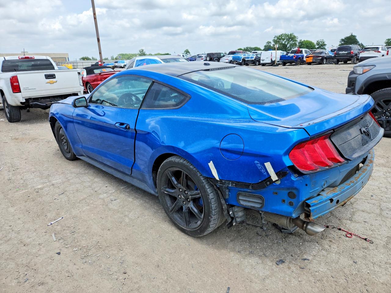 2019 Ford Mustang Blue vin: 1FA6P8TH0K5133830
