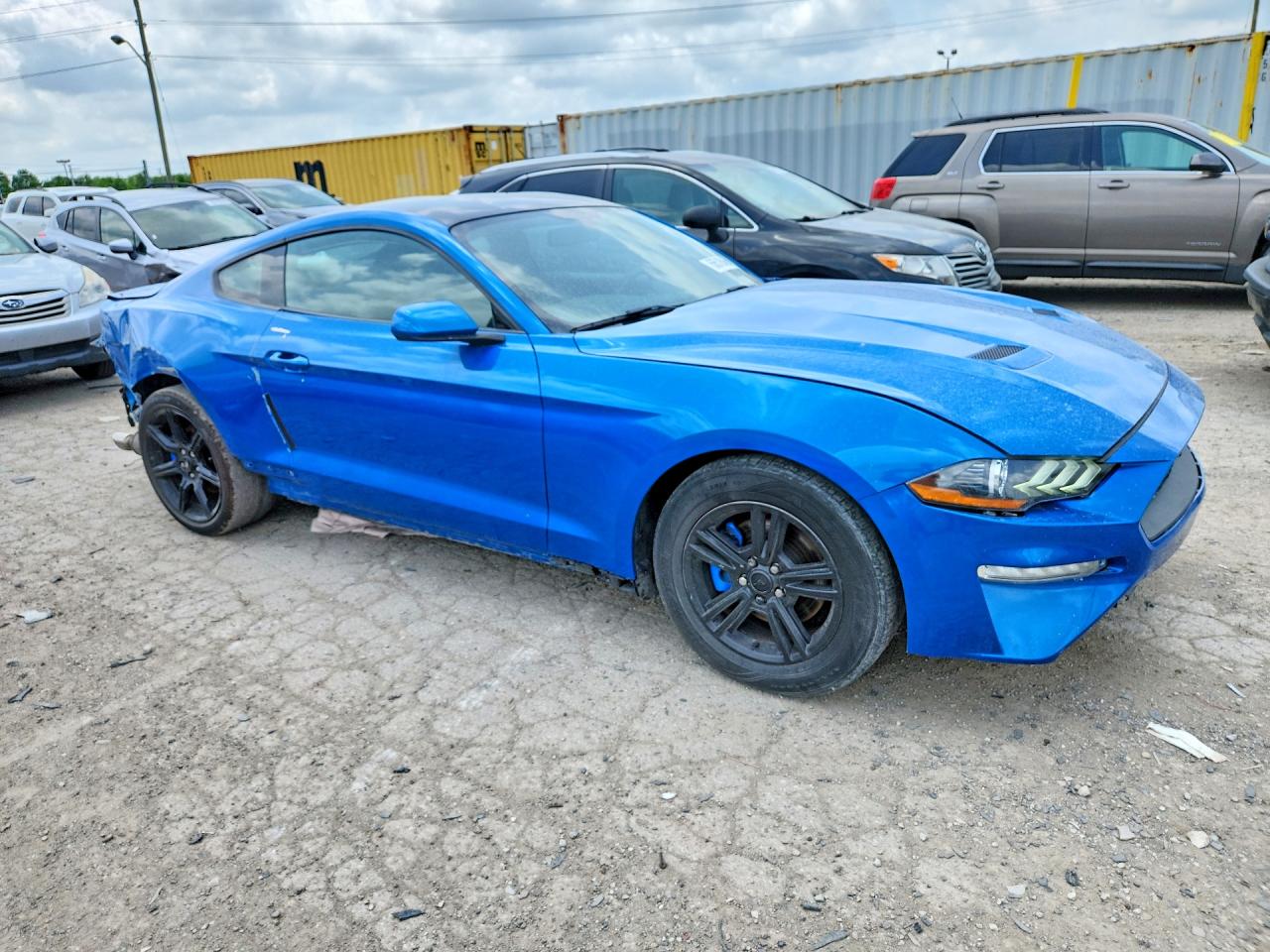 2019 Ford Mustang Blue vin: 1FA6P8TH0K5133830