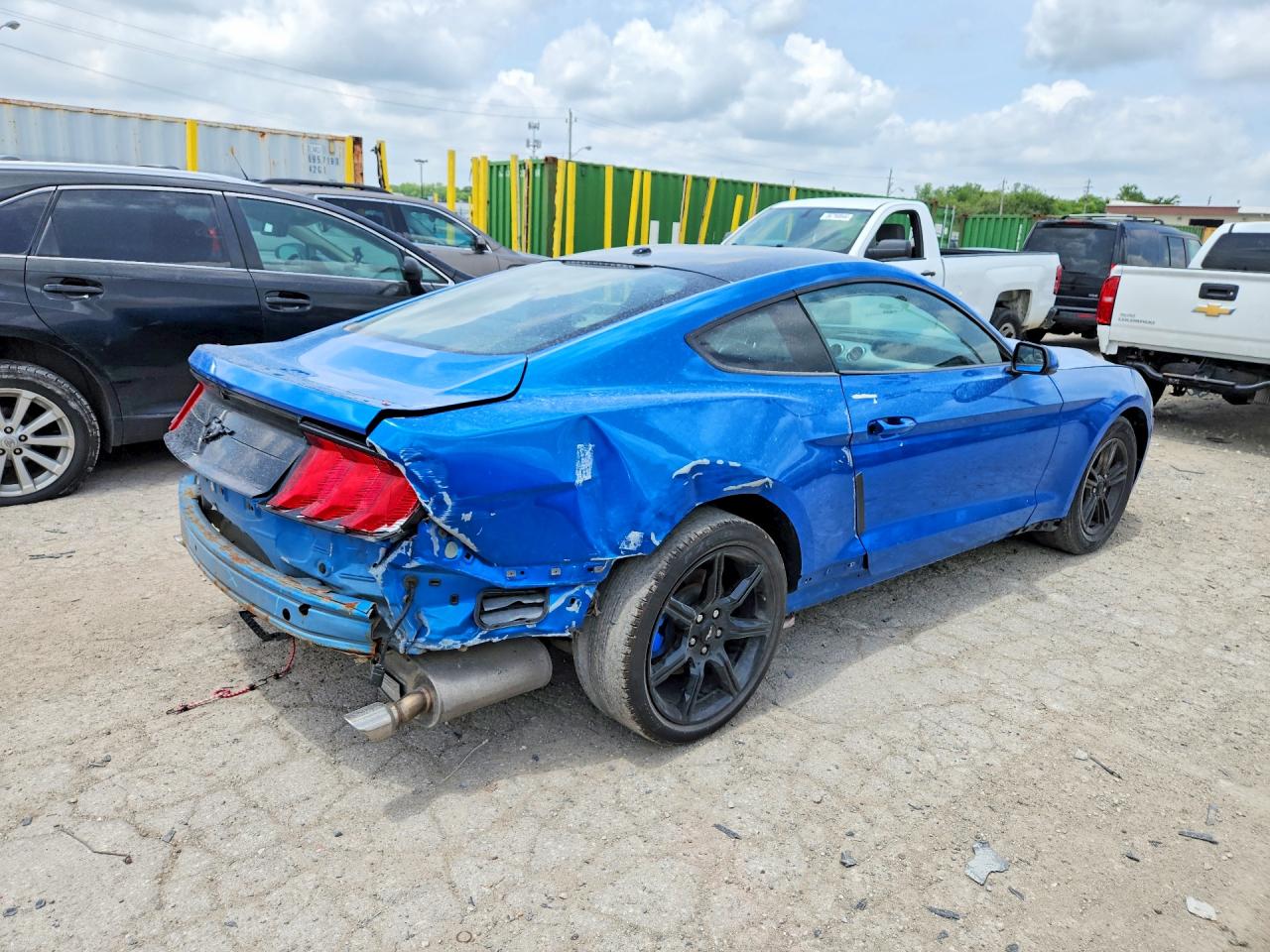 2019 Ford Mustang Blue vin: 1FA6P8TH0K5133830