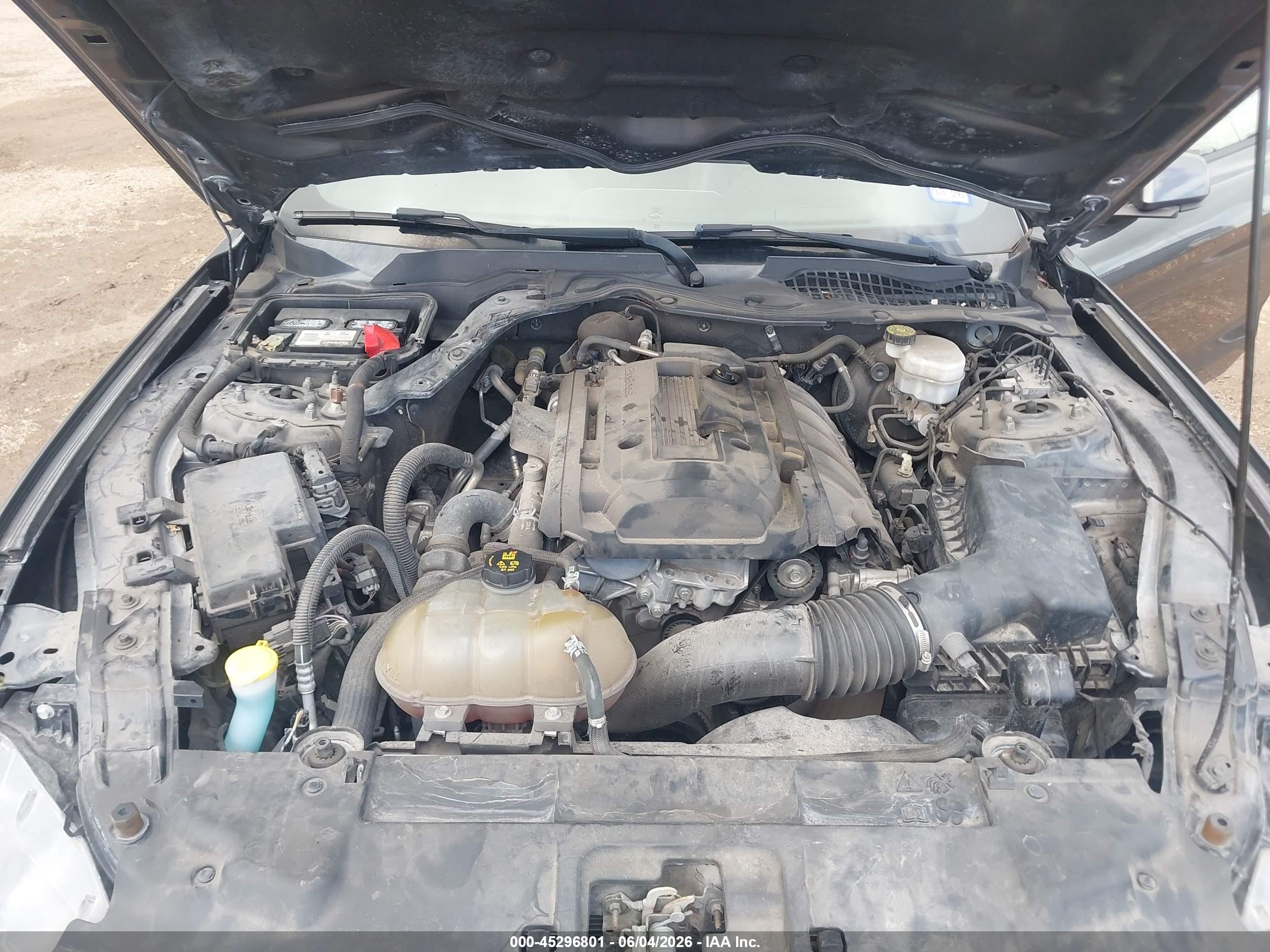 2019 Ford Mustang Ecoboost Gray vin: 1FA6P8TH0K5192974
