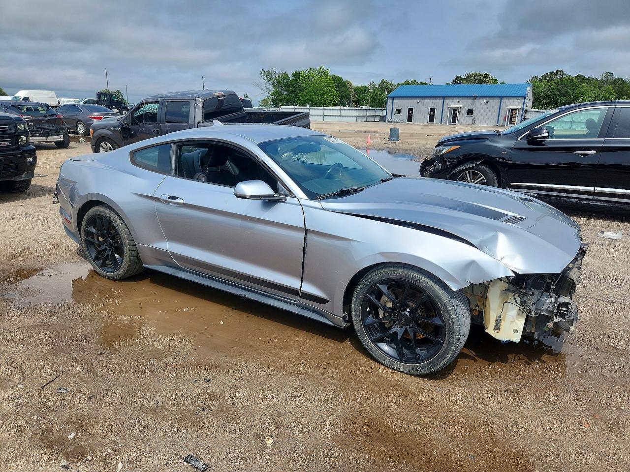 2020 Ford Mustang Silver vin: 1FA6P8TH0L5157966
