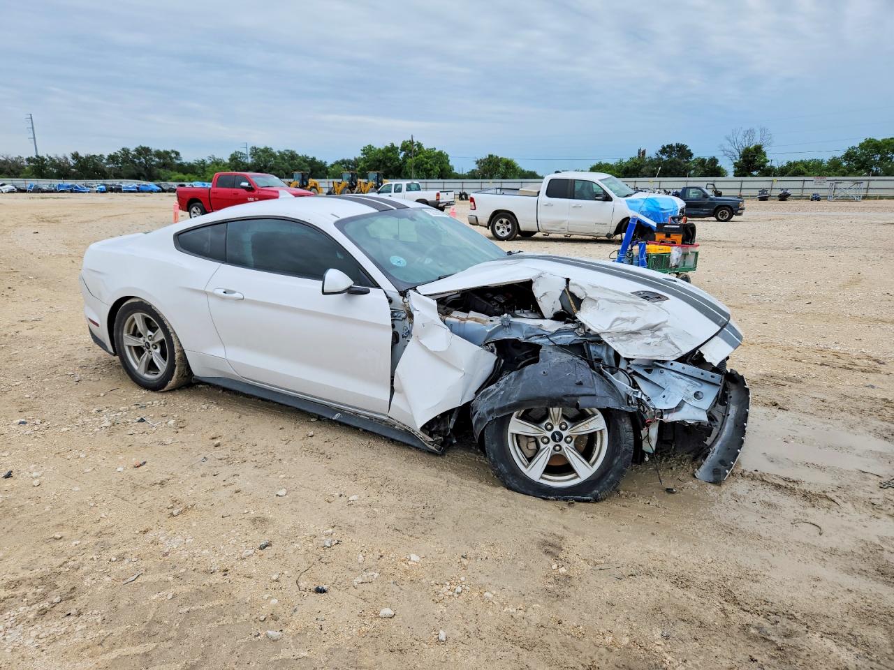 2020 Ford Mustang White vin: 1FA6P8TH0L5178994