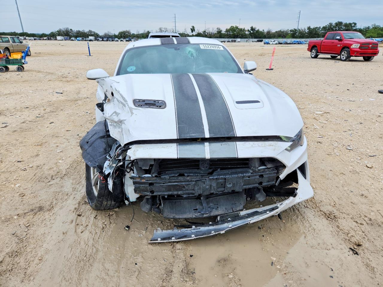 2020 Ford Mustang White vin: 1FA6P8TH0L5178994