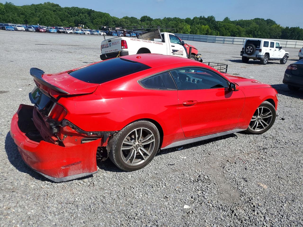 2015 Ford Mustang Red vin: 1FA6P8TH1F5312044