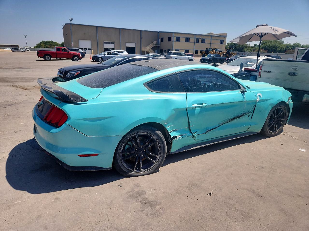 2015 Ford Mustang Teal vin: 1FA6P8TH1F5344816