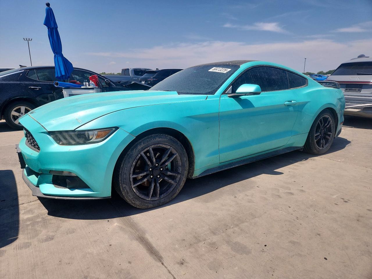 2015 Ford Mustang Teal vin: 1FA6P8TH1F5344816