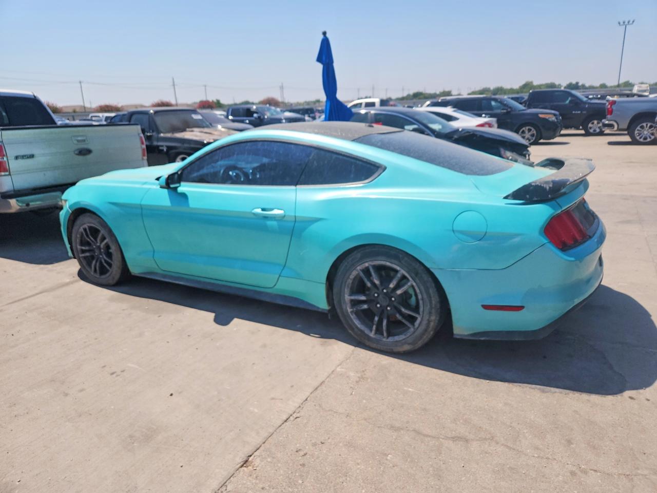 2015 Ford Mustang Teal vin: 1FA6P8TH1F5344816