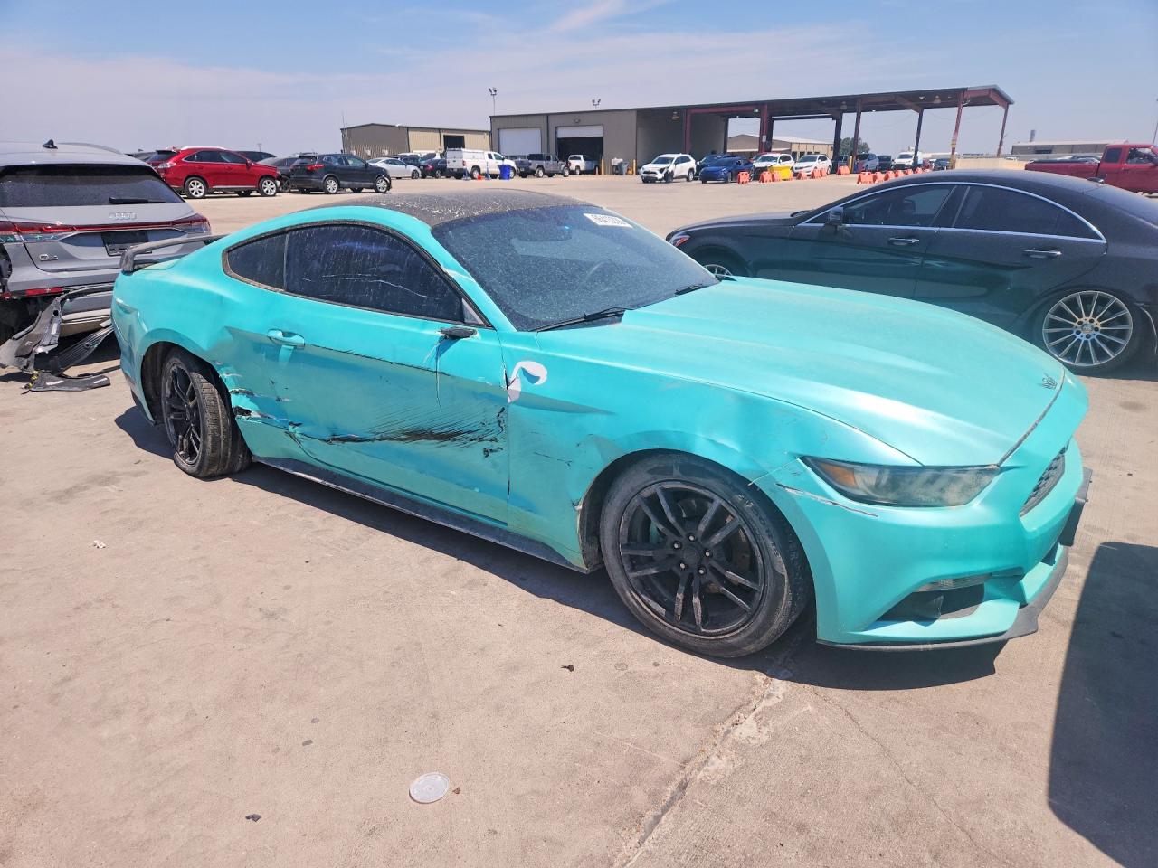 2015 Ford Mustang Teal vin: 1FA6P8TH1F5344816