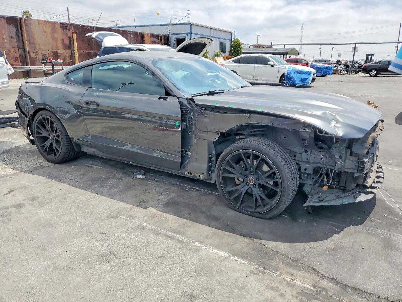 2015 Ford Mustang Gray vin: 1FA6P8TH1F5391974