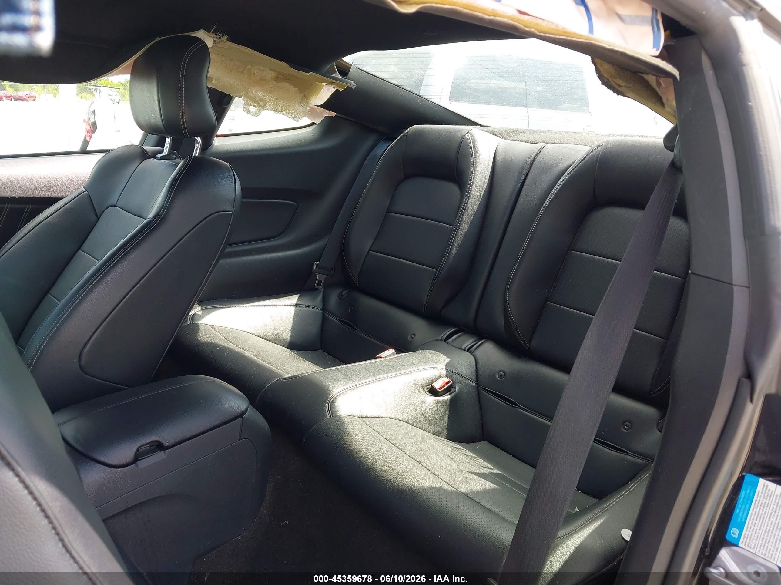 2015 Ford Mustang Ecoboost Black vin: 1FA6P8TH1F5413245