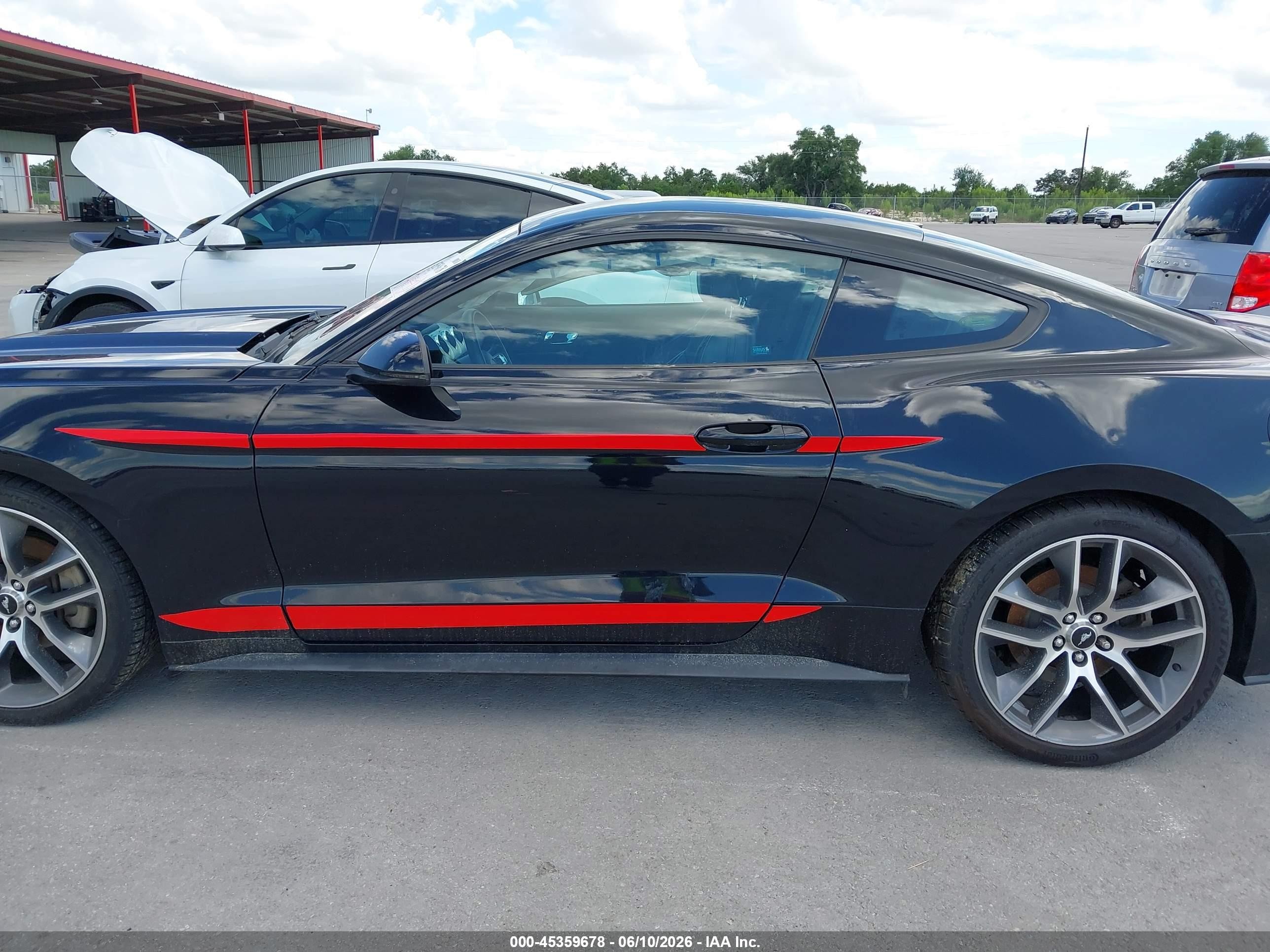 2015 Ford Mustang Ecoboost Black vin: 1FA6P8TH1F5413245