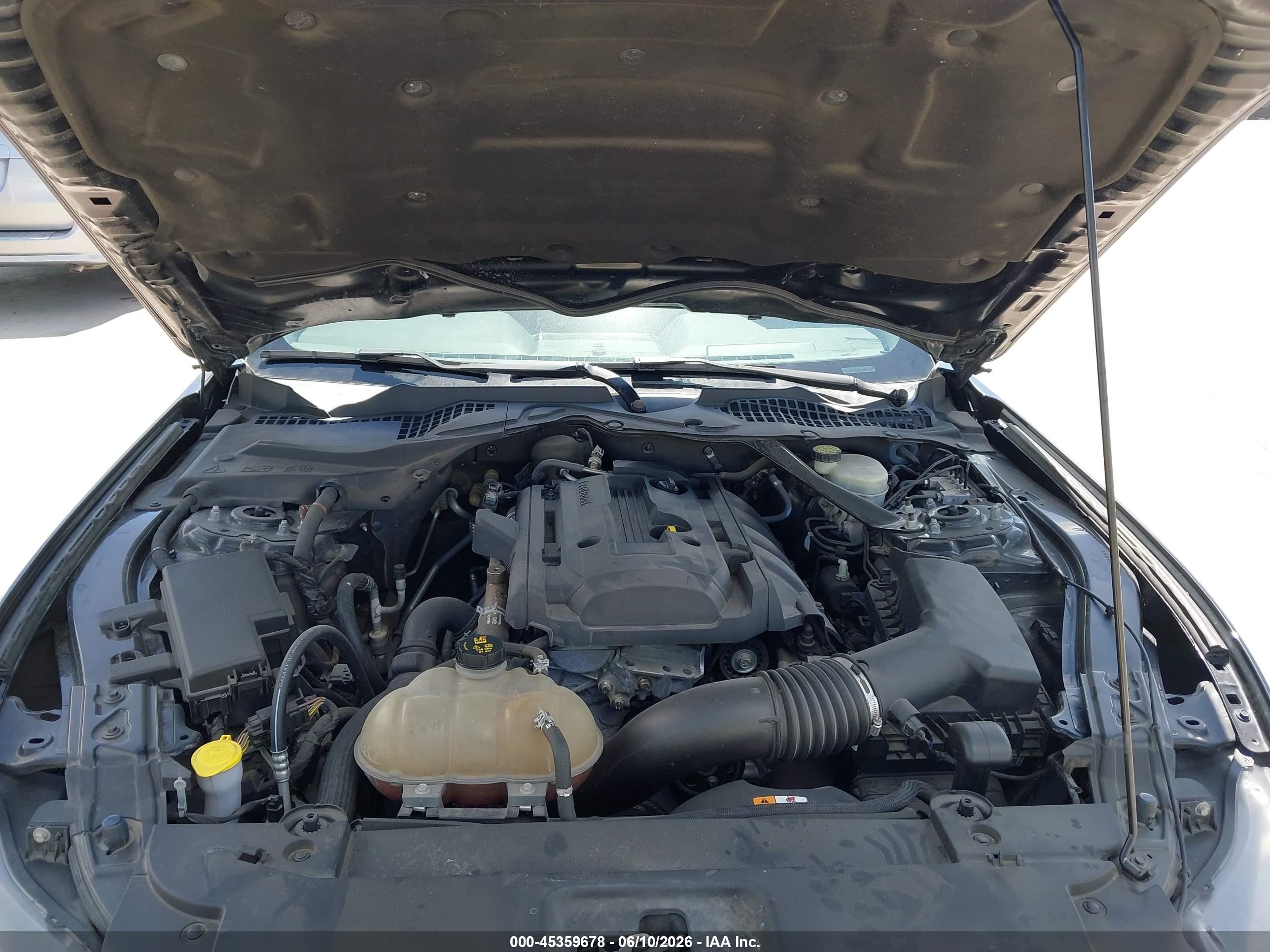 2015 Ford Mustang Ecoboost Black vin: 1FA6P8TH1F5413245