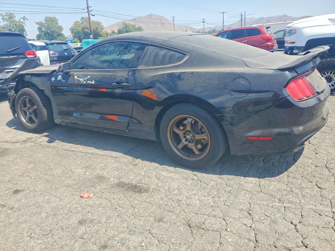 2015 Ford Mustang Black vin: 1FA6P8TH1F5413696