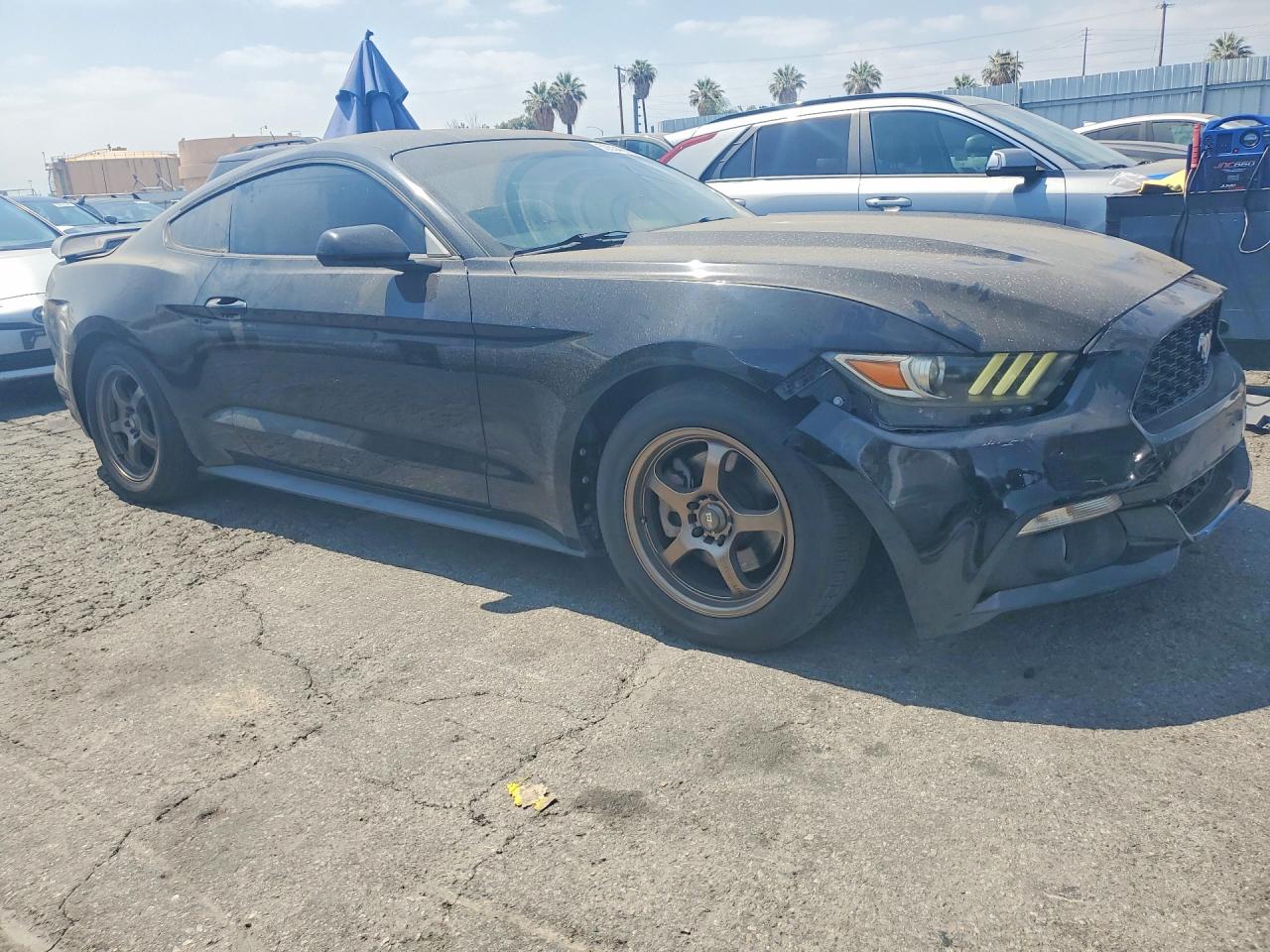 2015 Ford Mustang Black vin: 1FA6P8TH1F5413696
