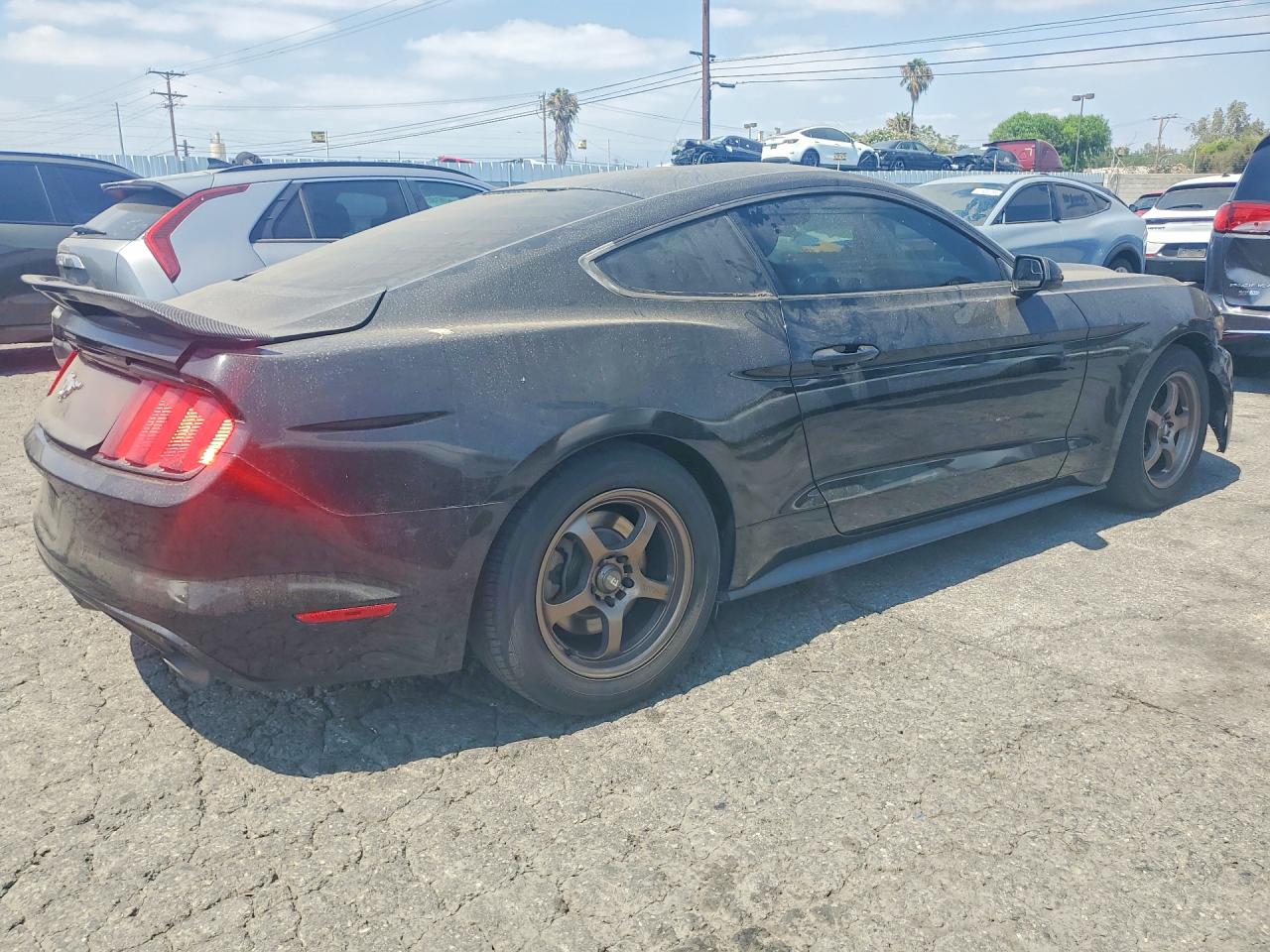 2015 Ford Mustang Black vin: 1FA6P8TH1F5413696