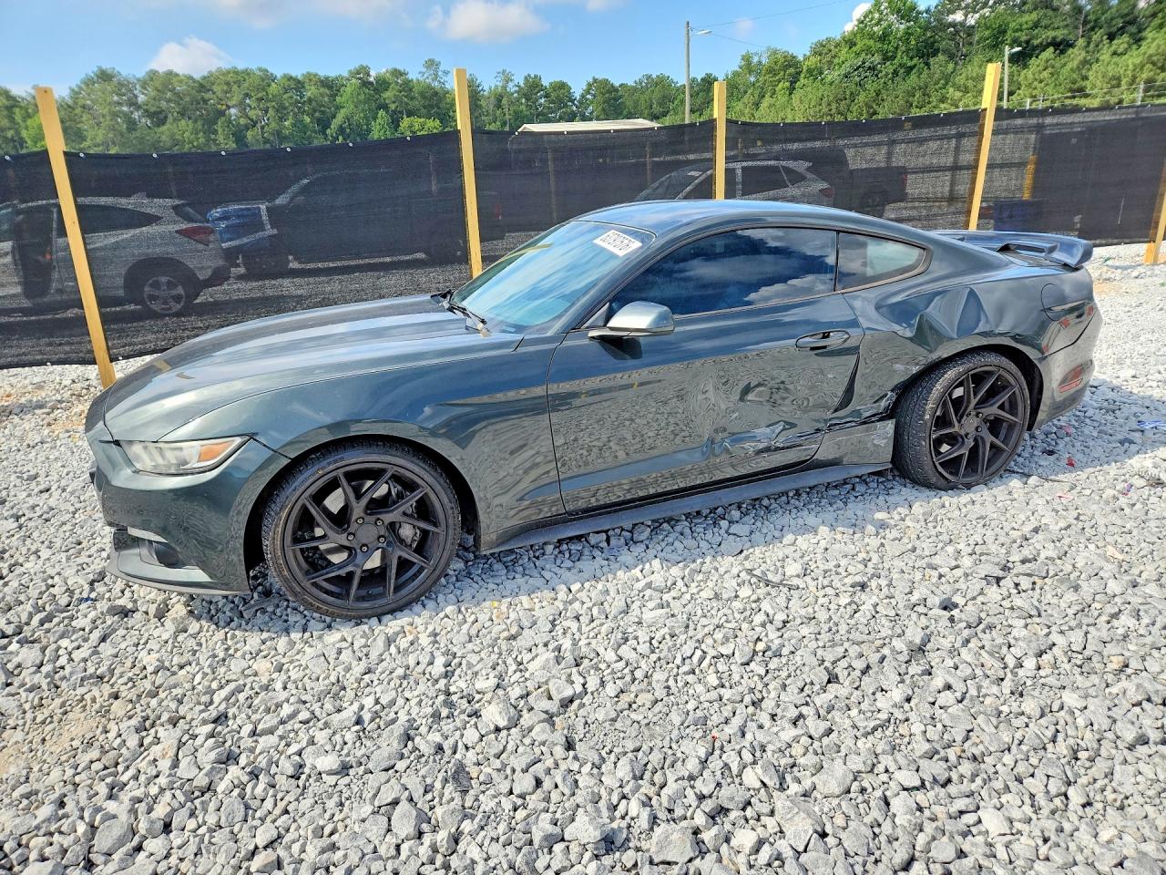2016 Ford Mustang Black vin: 1FA6P8TH1G5255801