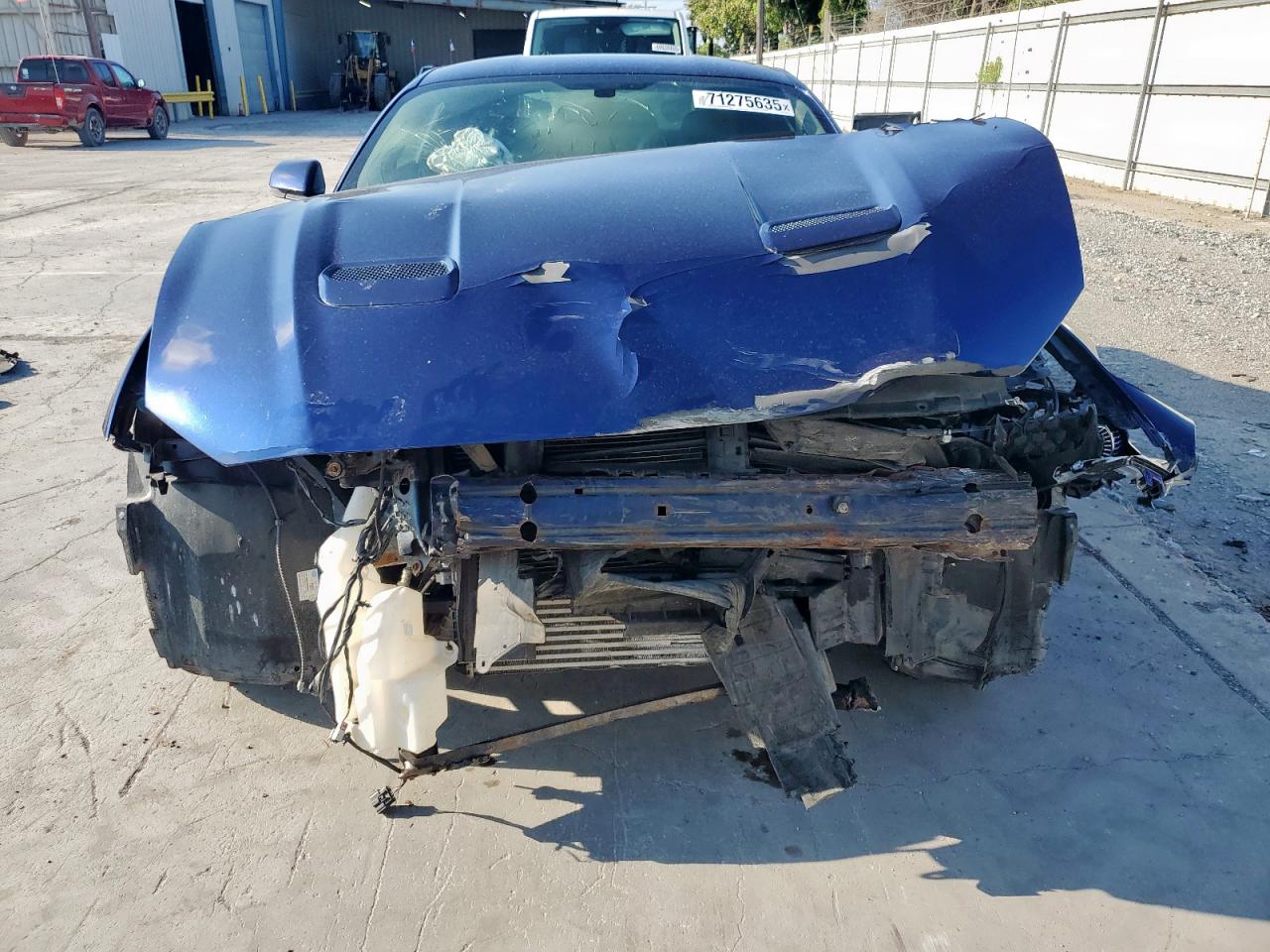 2018 Ford Mustang Blue vin: 1FA6P8TH1J5180265