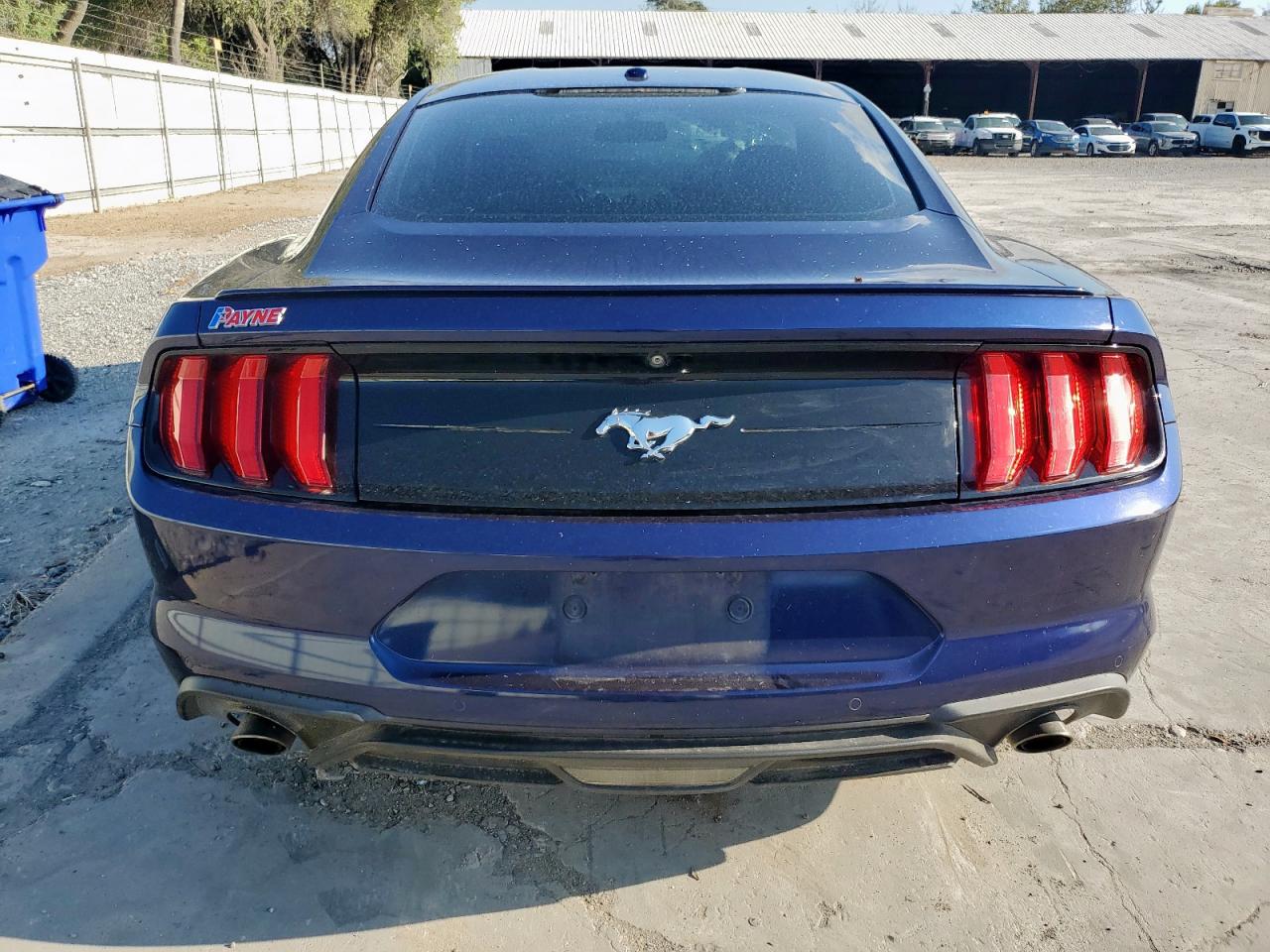 2018 Ford Mustang Blue vin: 1FA6P8TH1J5180265