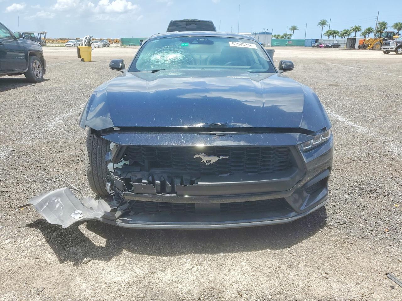 2024 Ford Mustang Black vin: 1FA6P8TH1R5109658