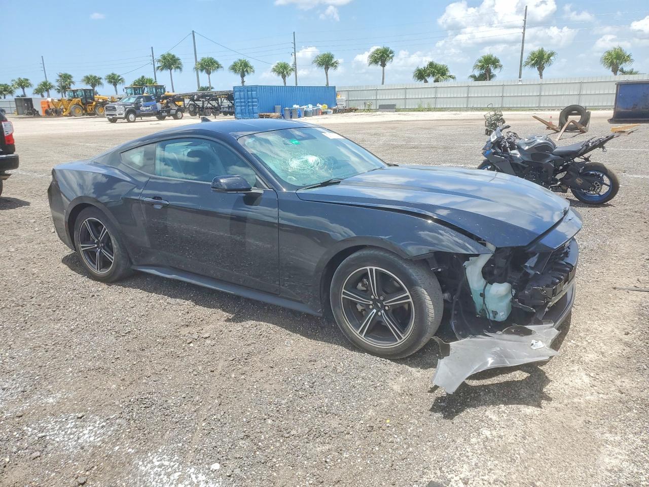 2024 Ford Mustang Black vin: 1FA6P8TH1R5109658